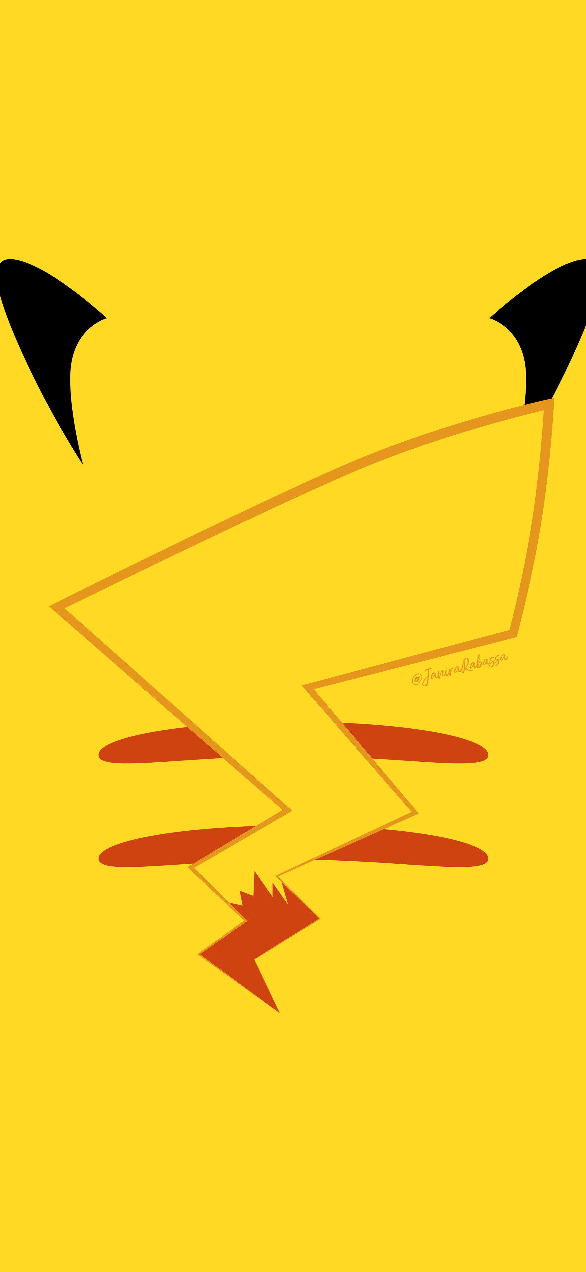 Minimalist Pikachu Wallpapers