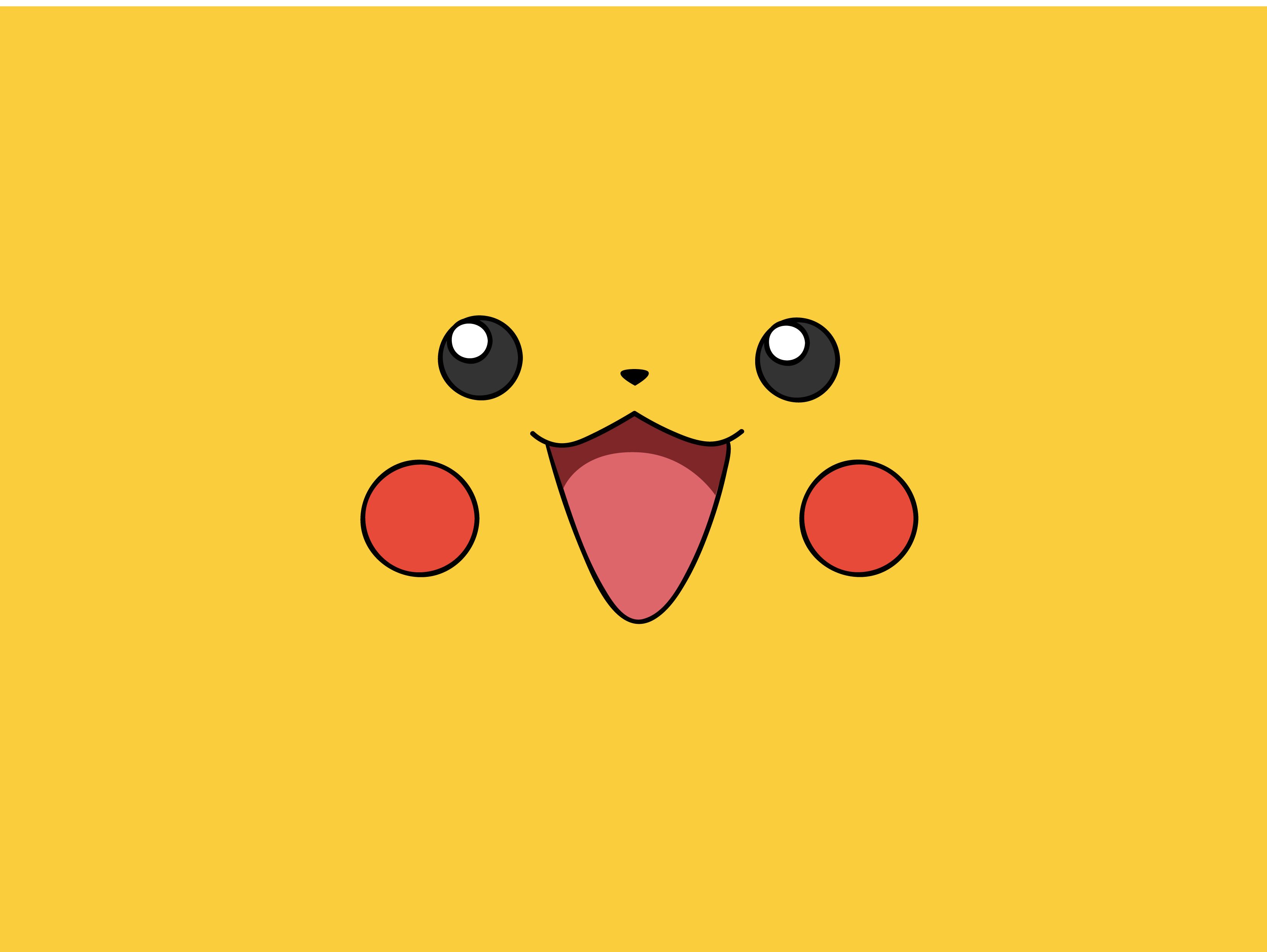 Minimalist Pikachu Wallpapers