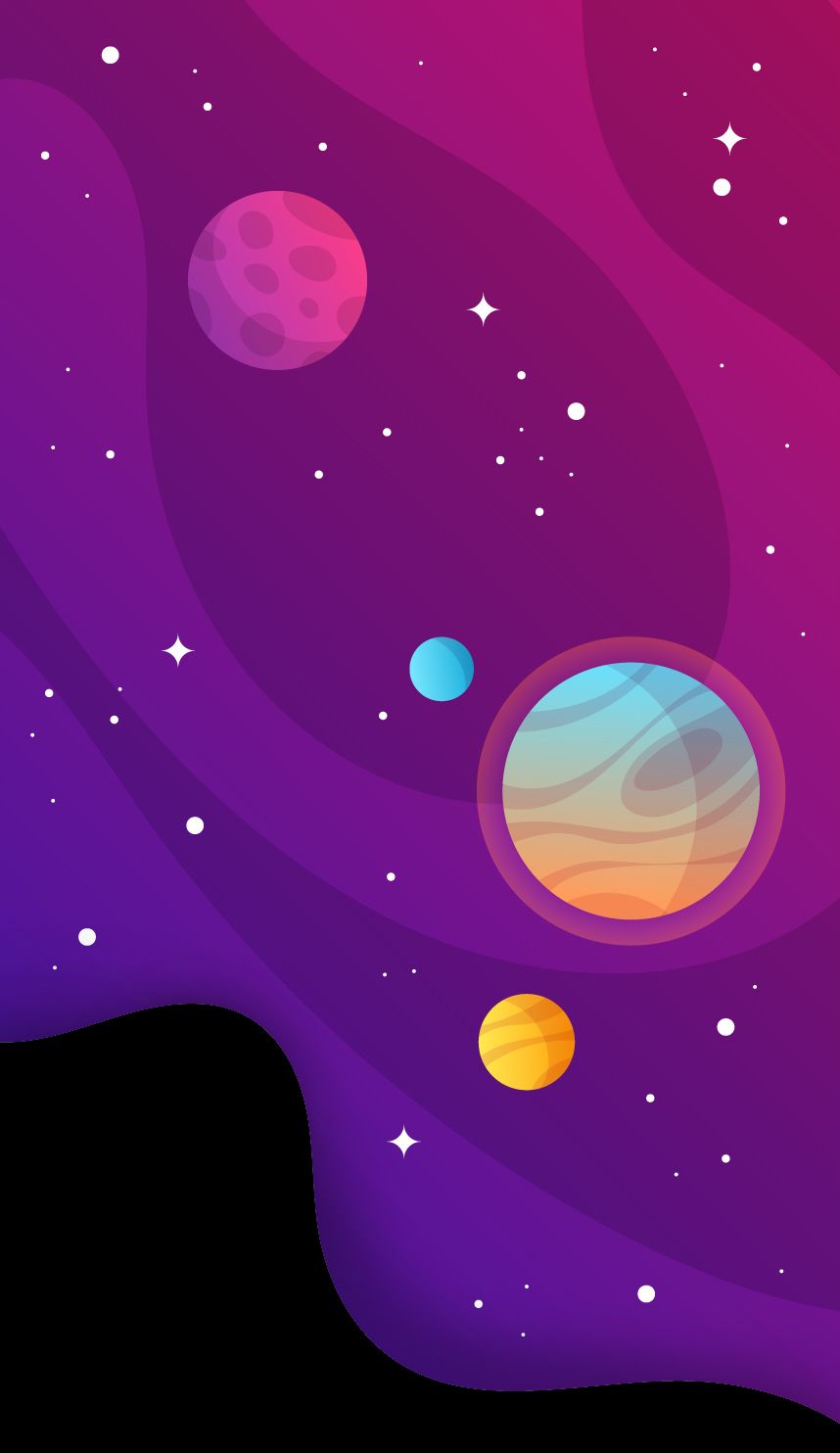 Minimalist Space Phone Wallpapers