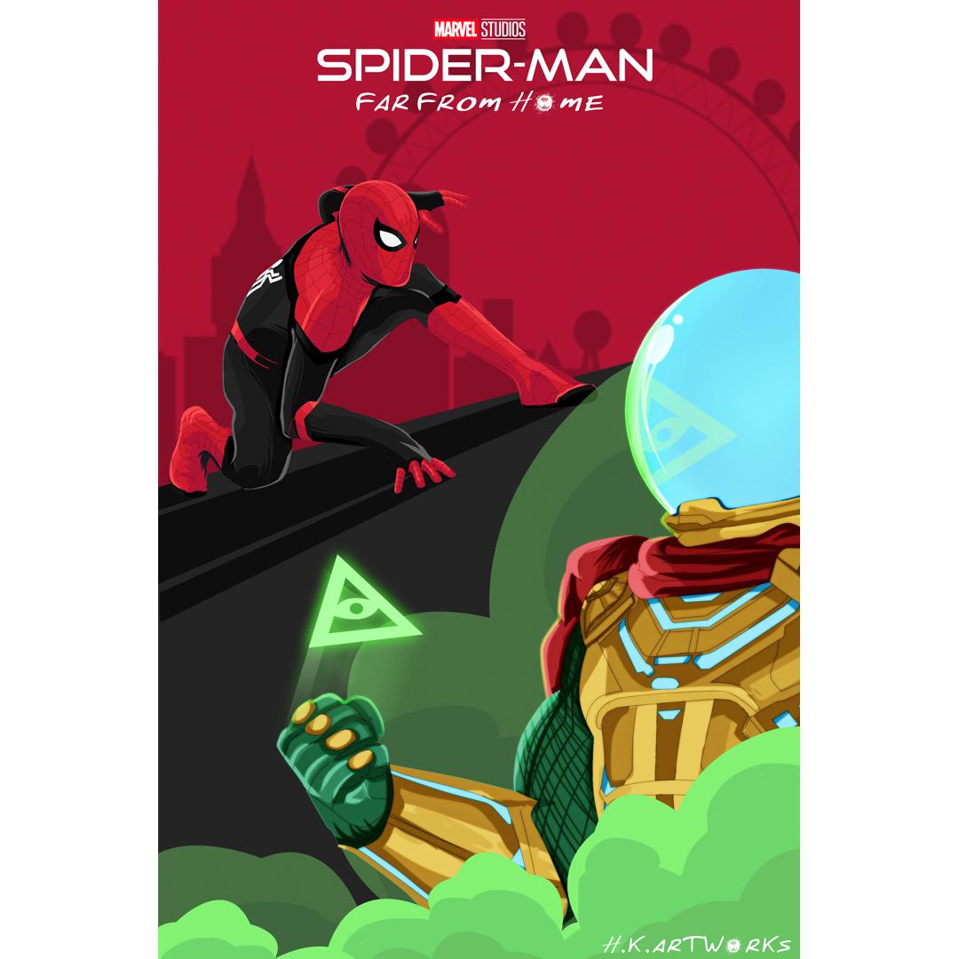 Minimalist Spider Man Far From Home Wallpapers