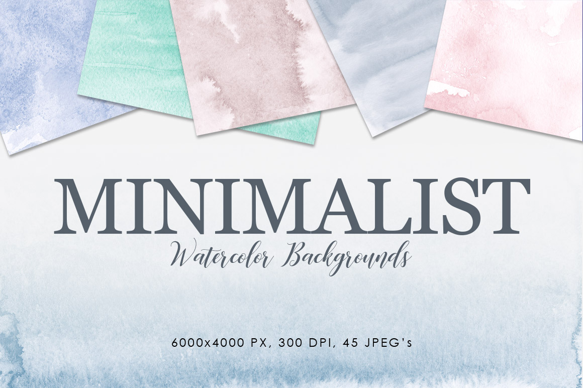 Minimalist Watercolor Wallpapers