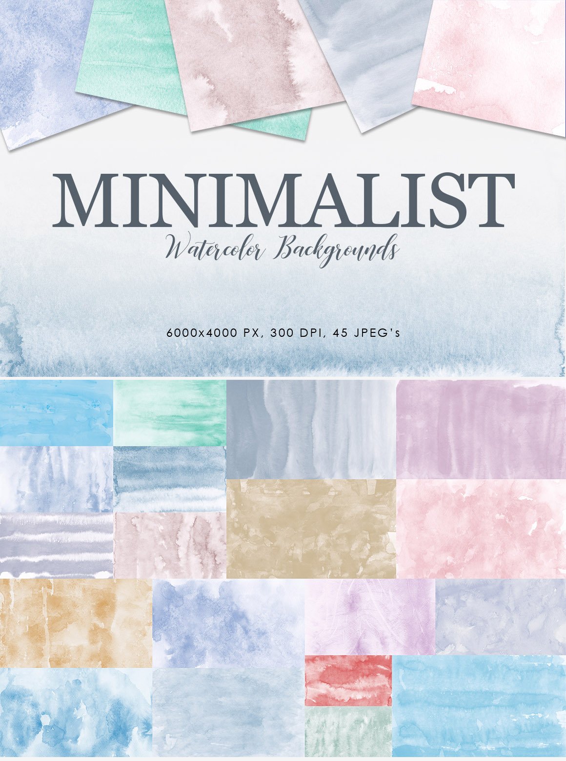 Minimalist Watercolor Wallpapers