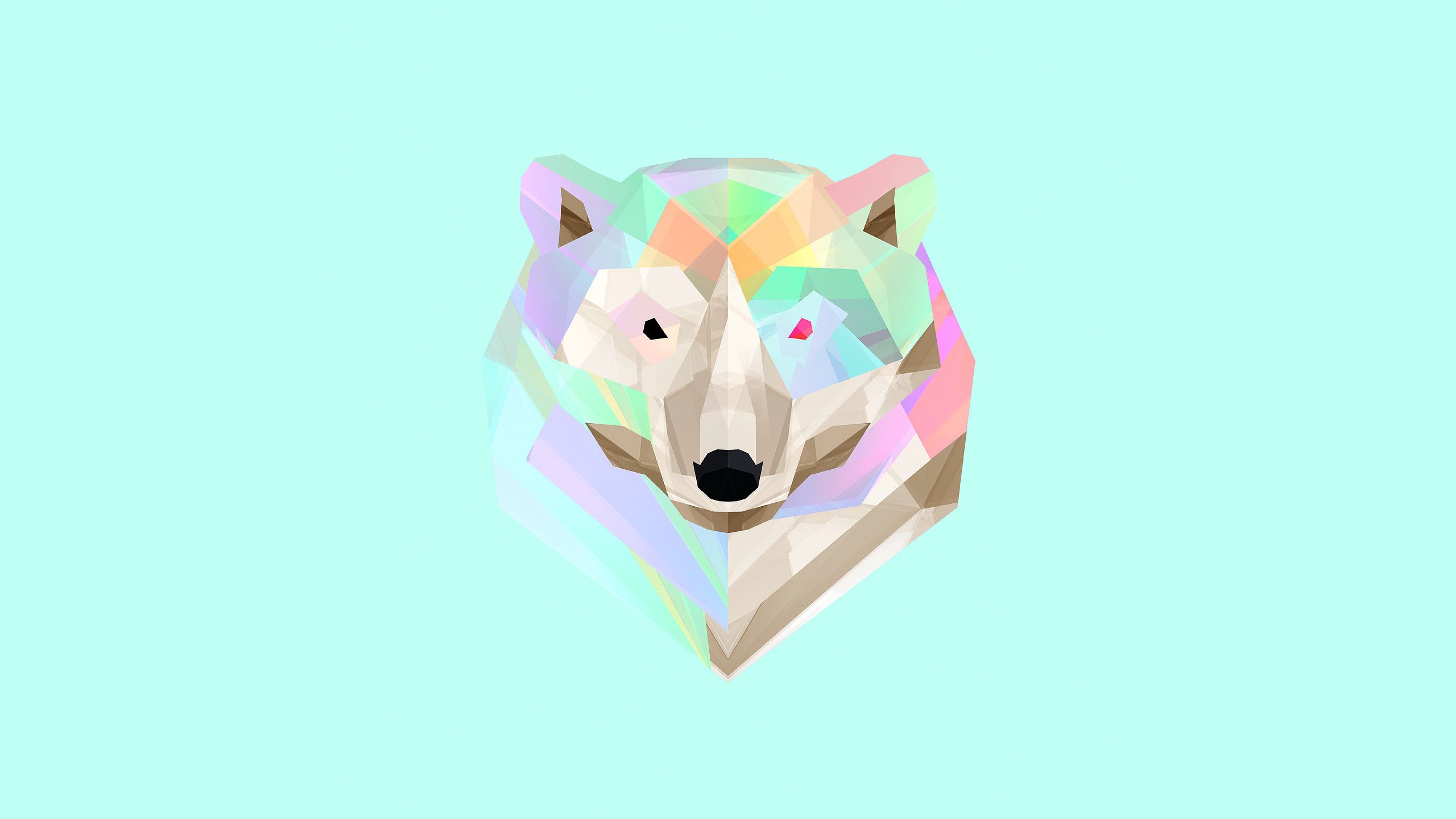 Minimalistic Geometric Animal Wallpapers