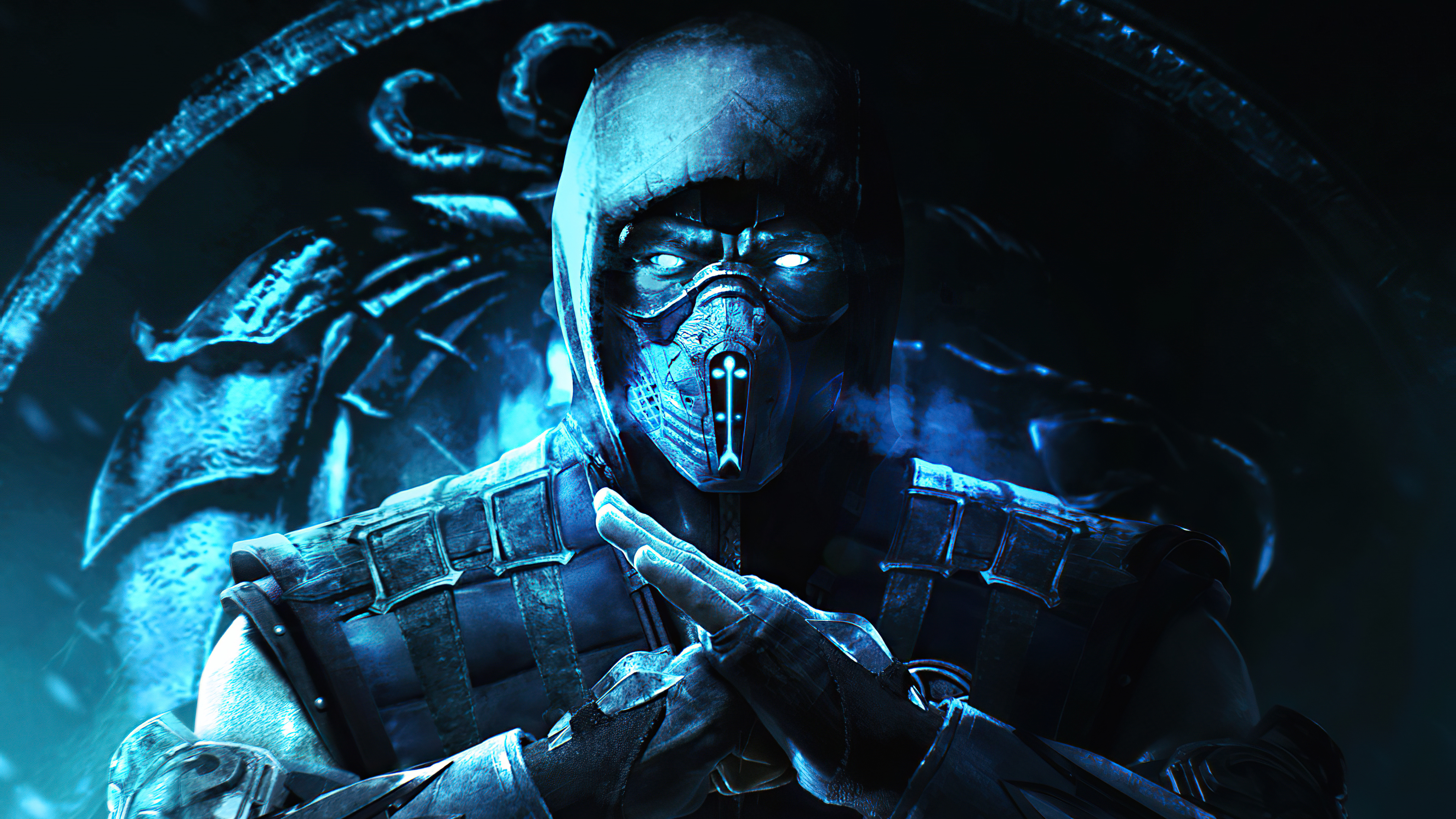 Mortal Kombat Dark Minimal Sub Zero Wallpapers