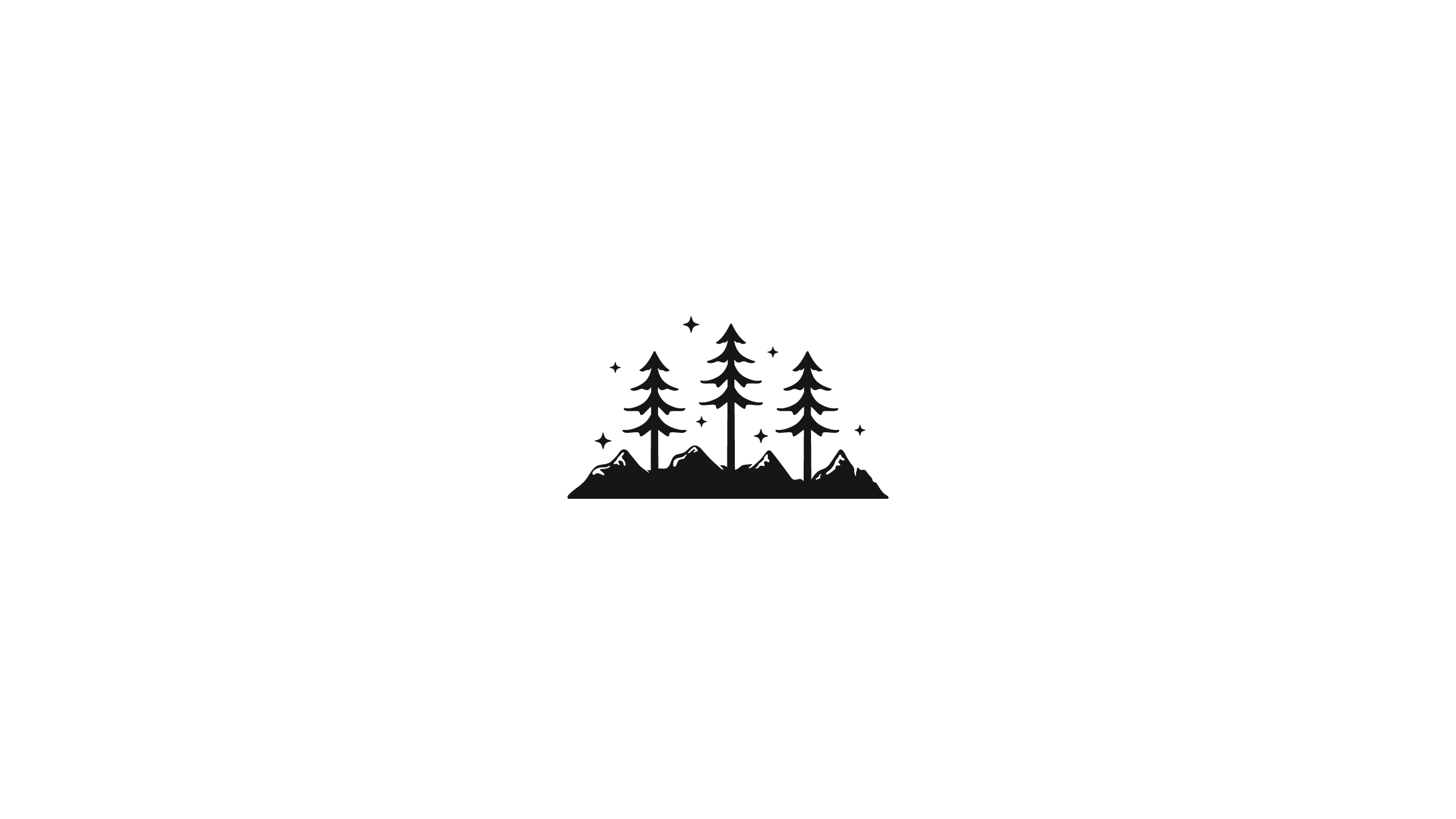 Mountains Trees Forest 3D Minimalism Wallpapers