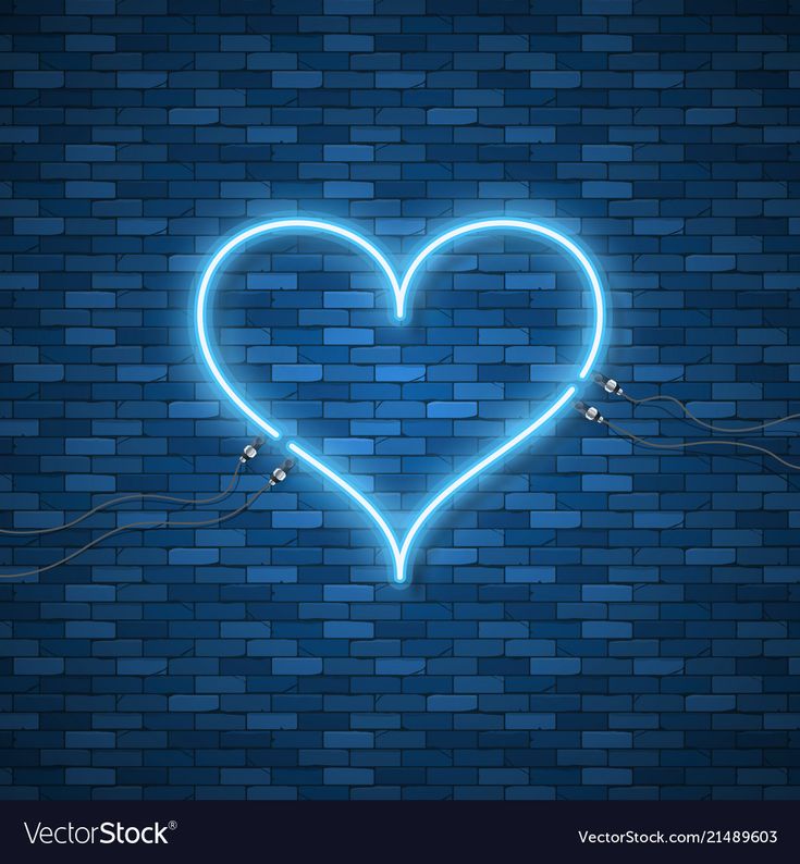 Neon Light Heart Wallpapers