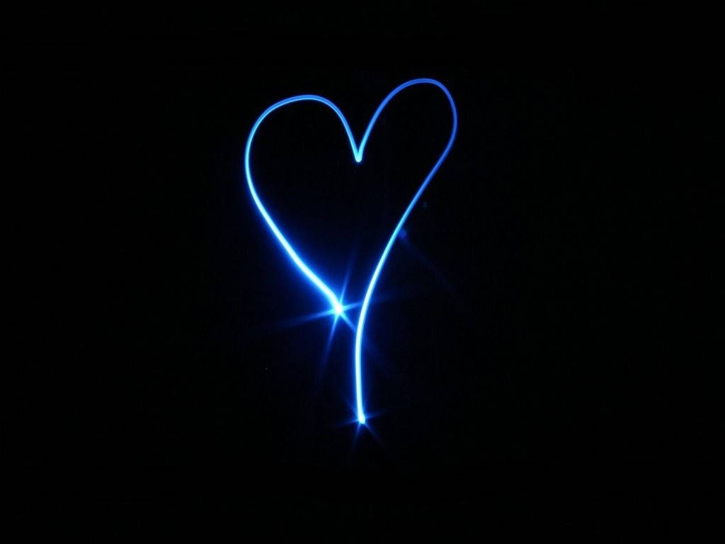 Neon Light Heart Wallpapers