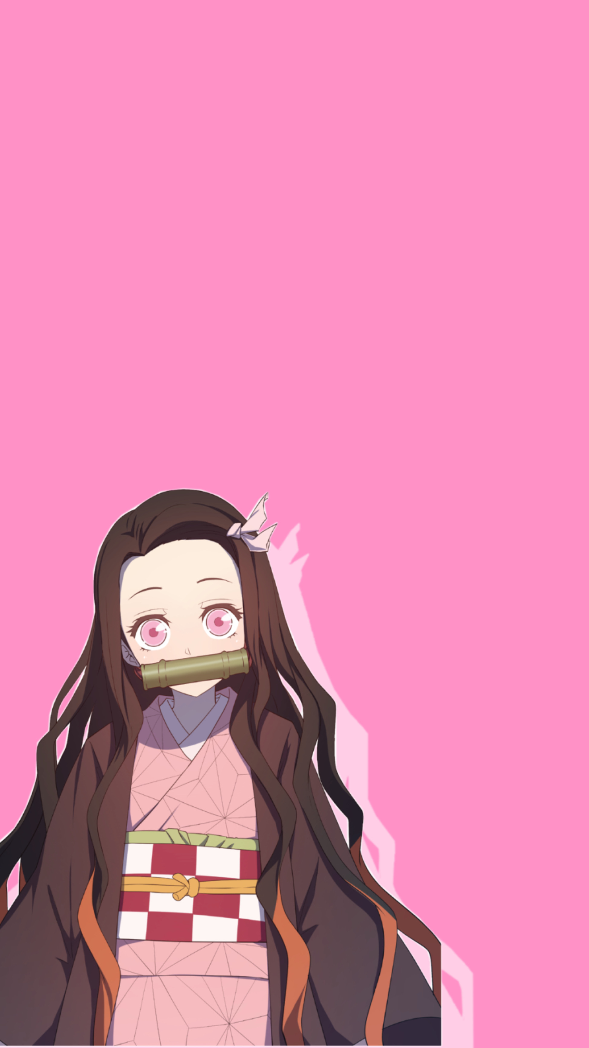 Nezuko Kamado Minimalist Wallpapers