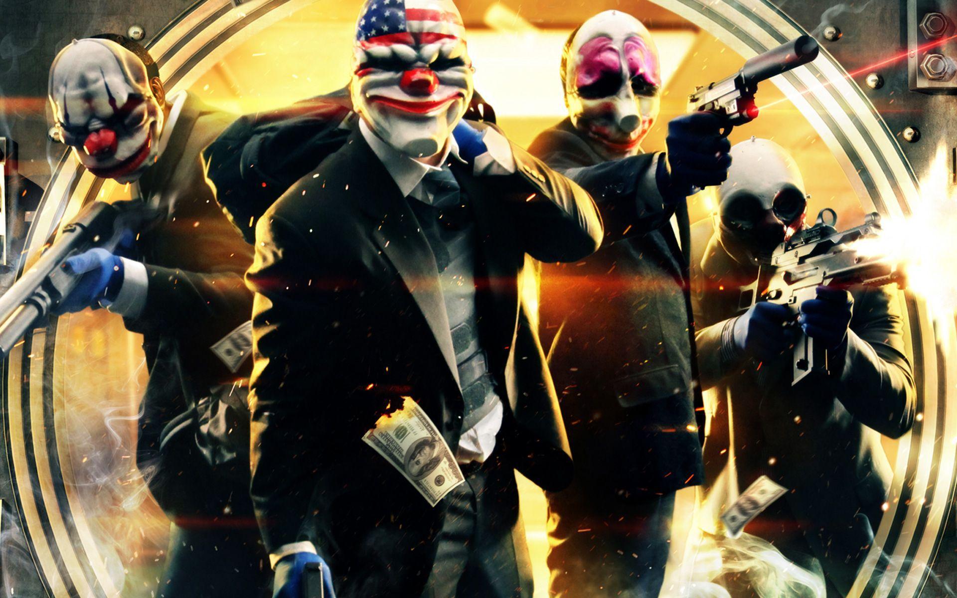 Payday Masks Wallpapers