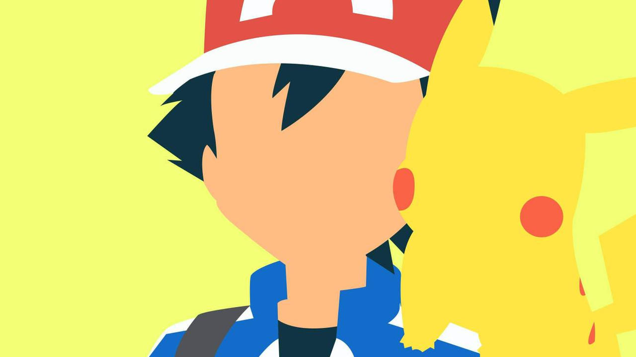 Pikachu Minimalist PokeMon Wallpapers