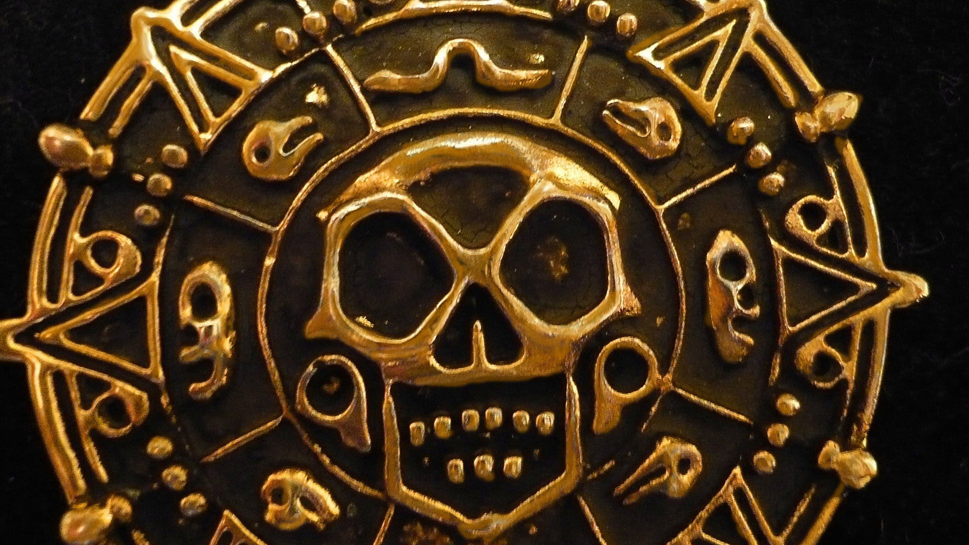 Pirate Skull Gold Wallpapers