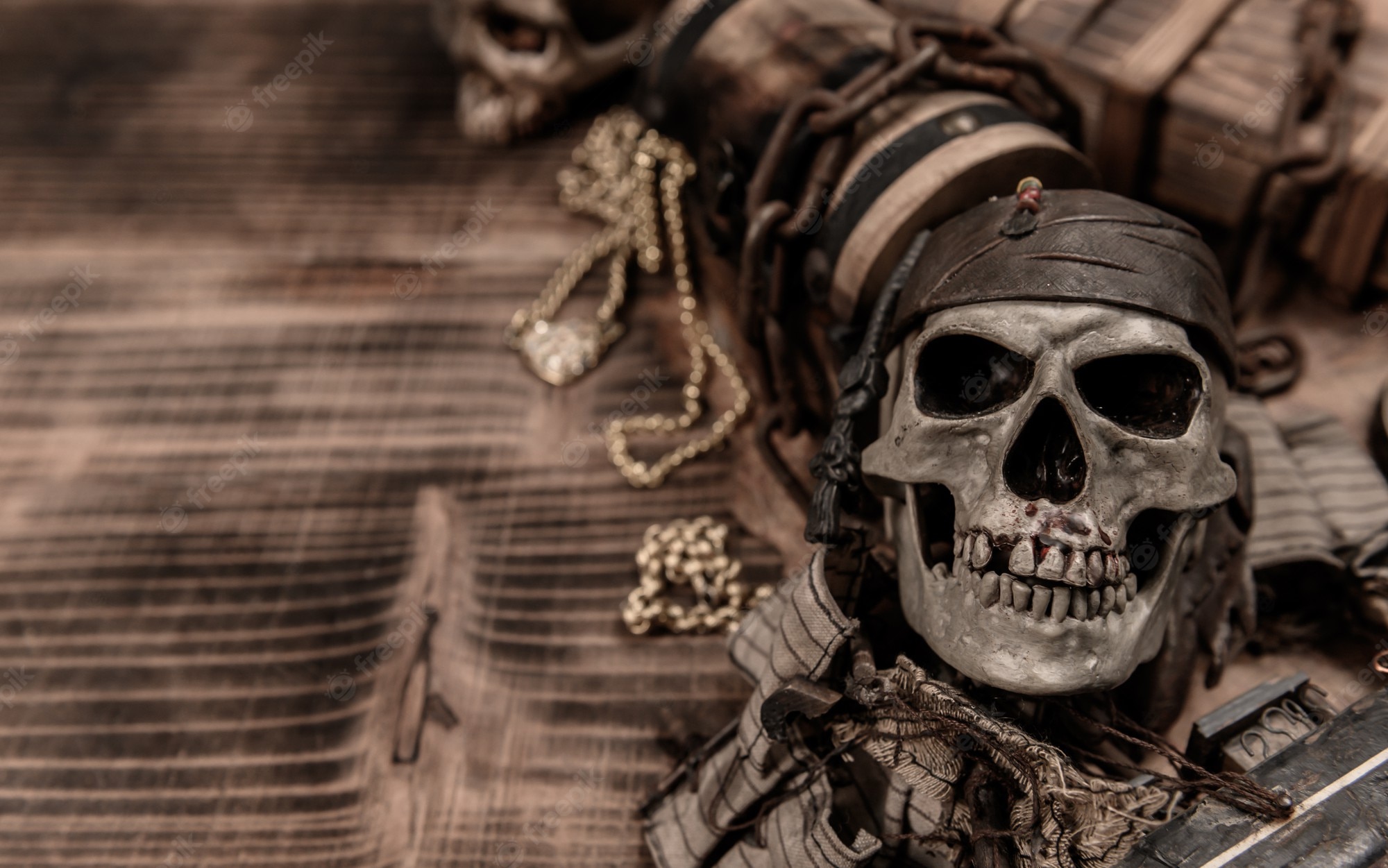 Pirate Skull Gold Wallpapers