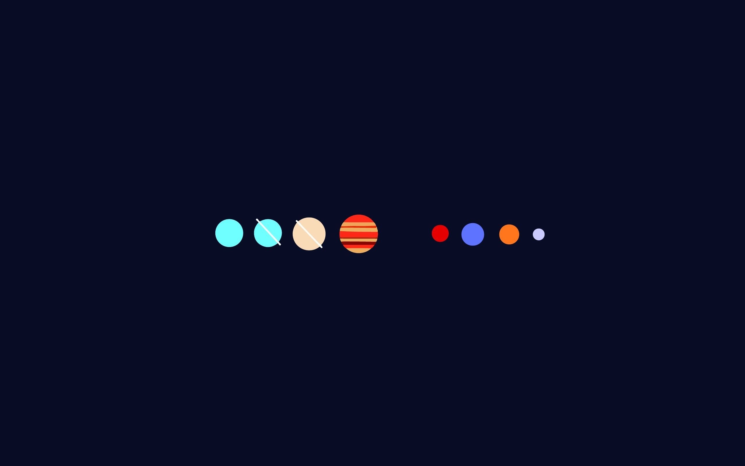 Pluto Planet Minimalist Wallpapers