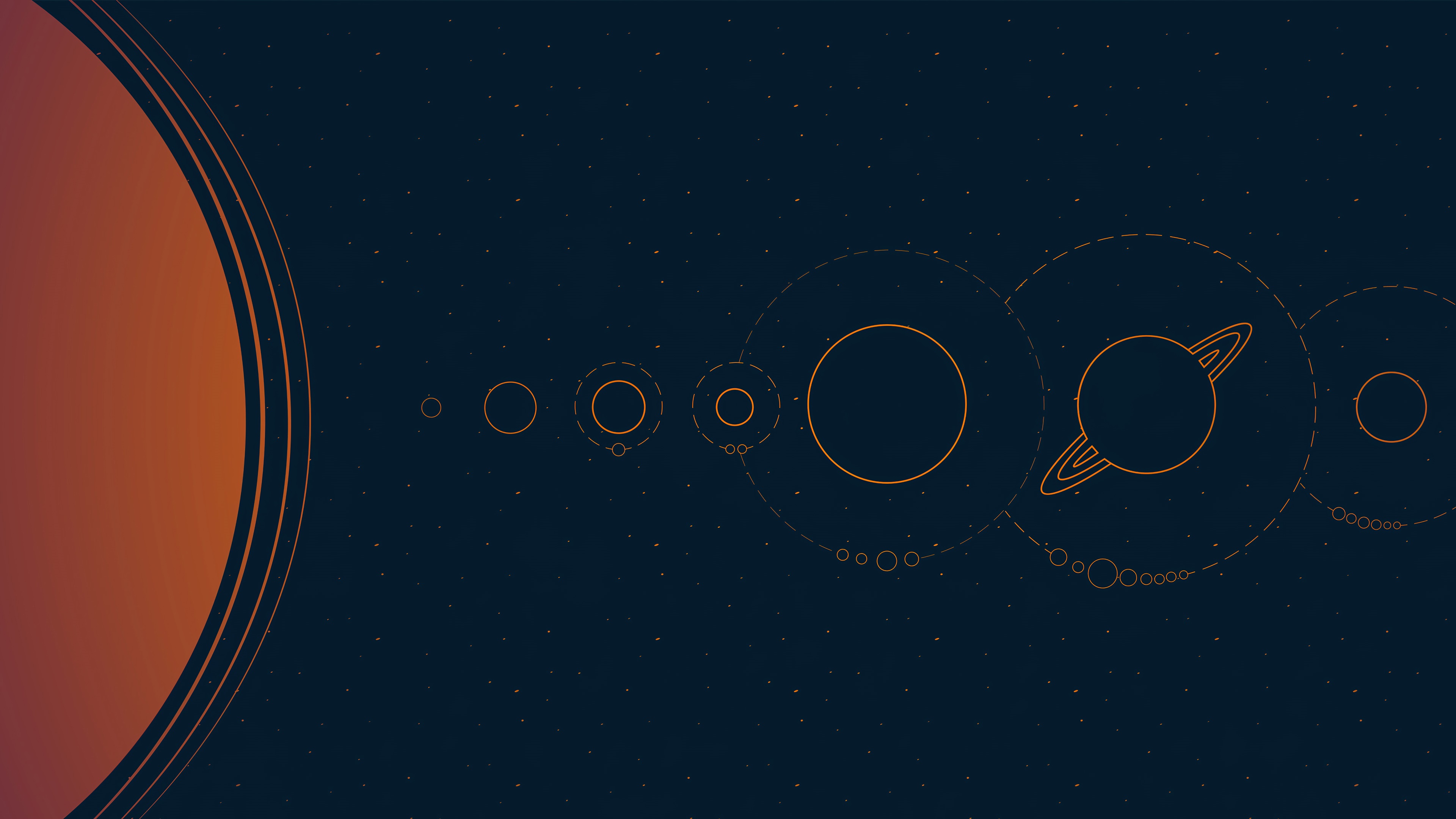 Pluto Planet Minimalist Wallpapers