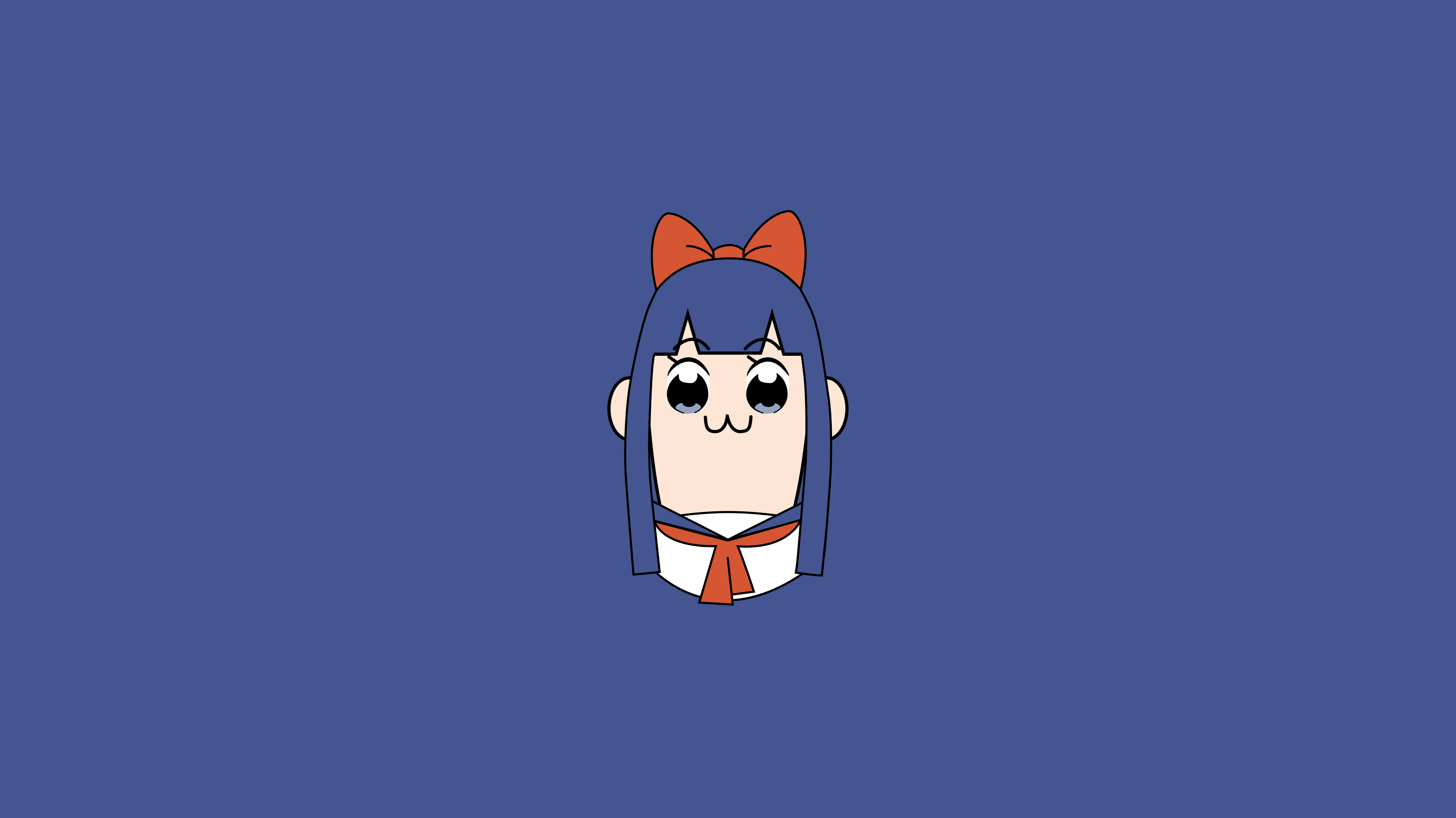 Popuko Chan Minimalist Wallpapers