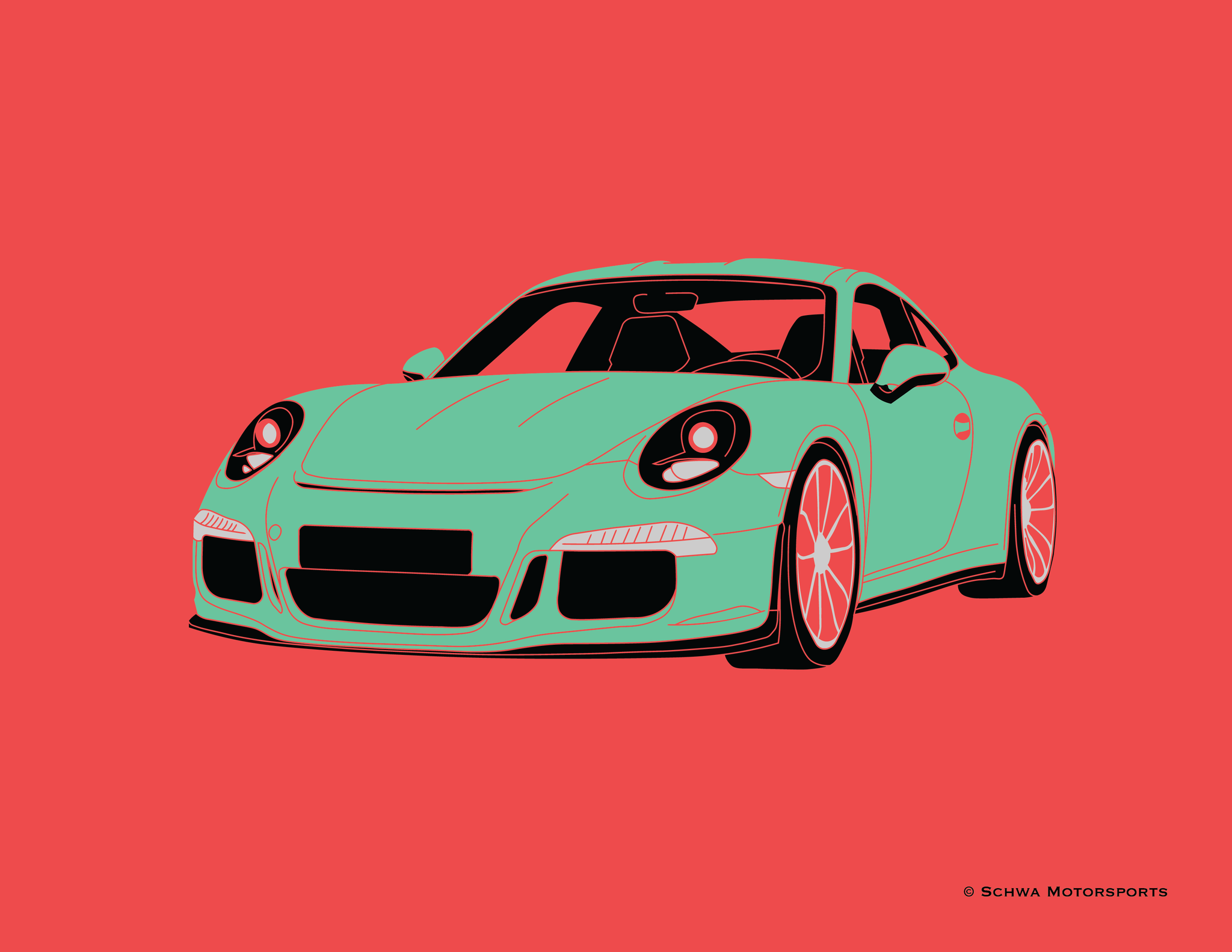 Porsche Minimal Wallpapers