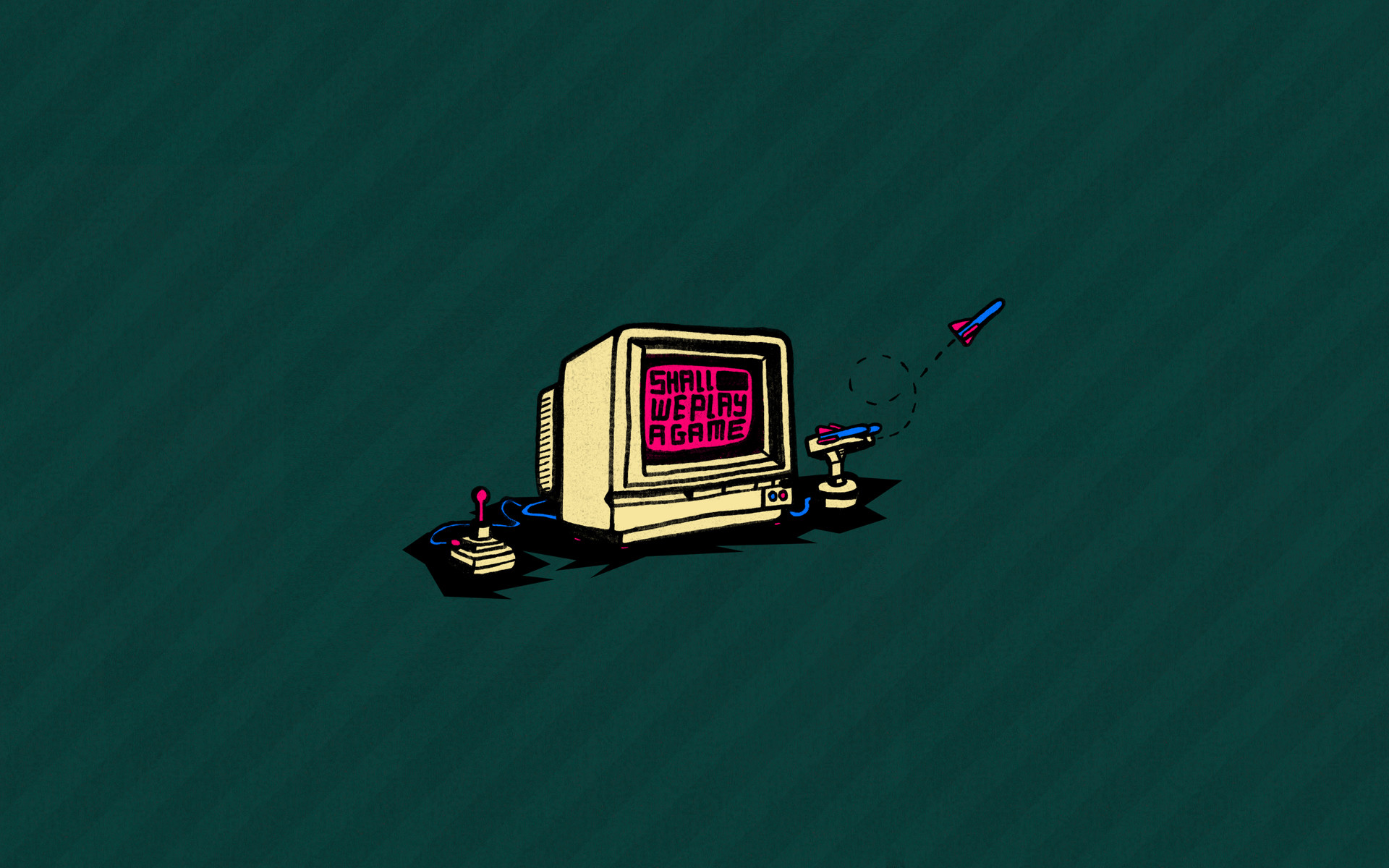 Retro Vintage Computer Minimal 4K Wallpapers