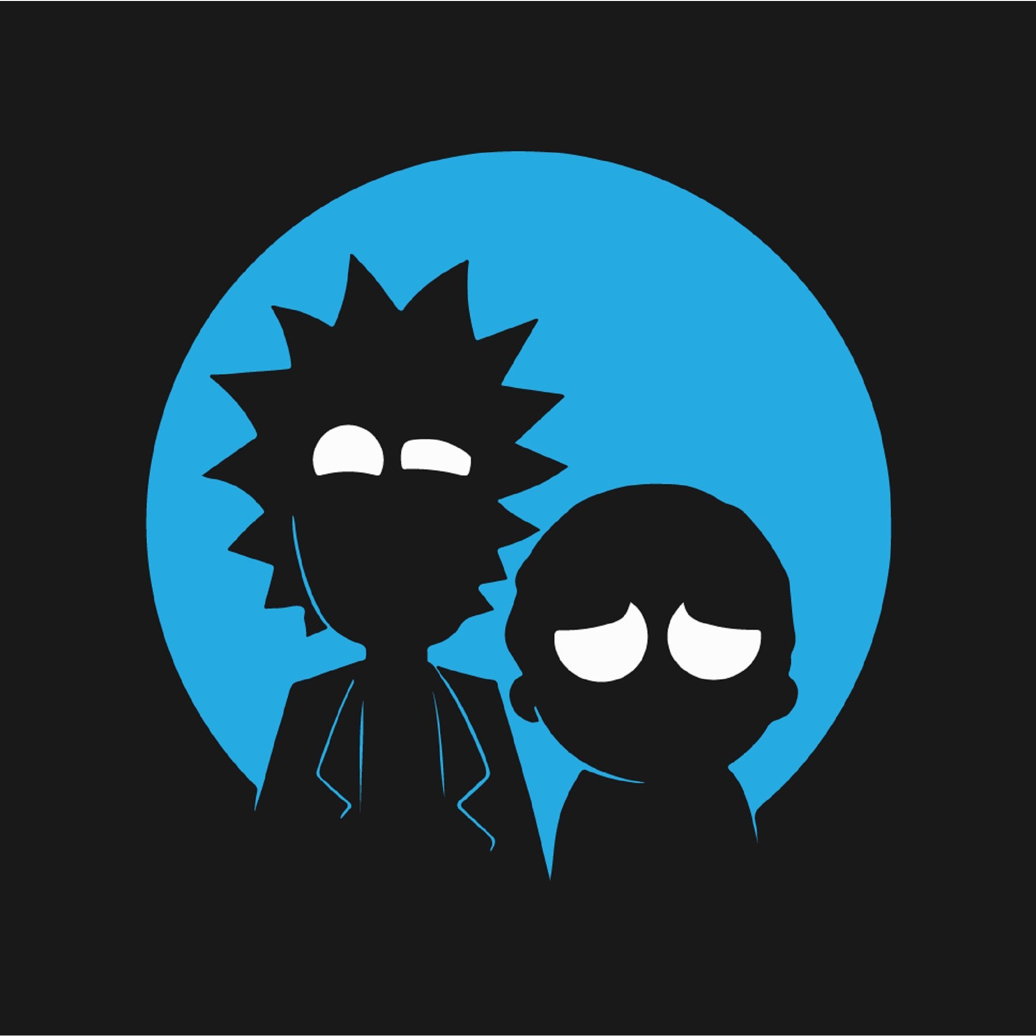 Rick And Morty Headshot Minimal Wallpapers