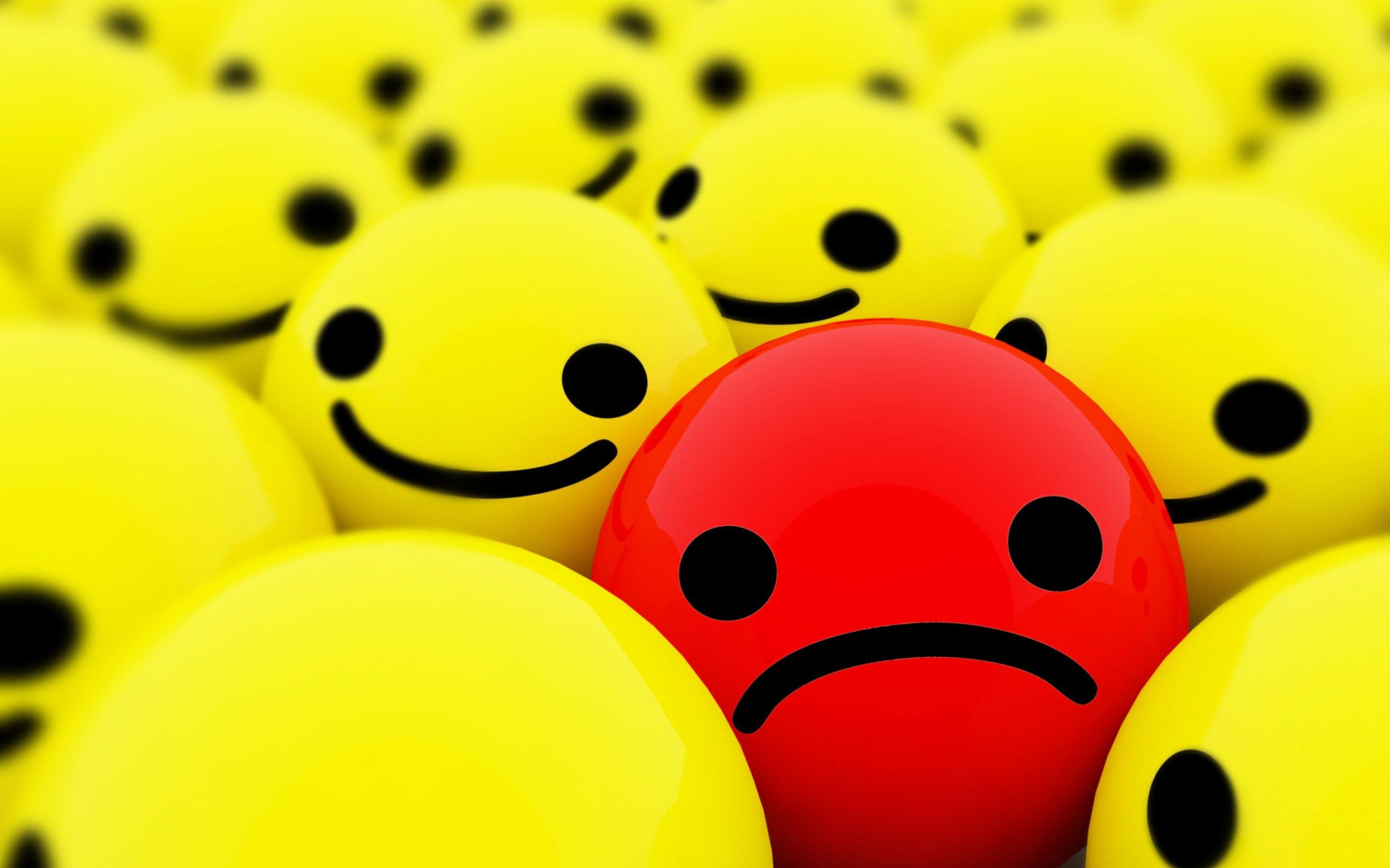 Sad Tears Smiley Minimalism Wallpapers