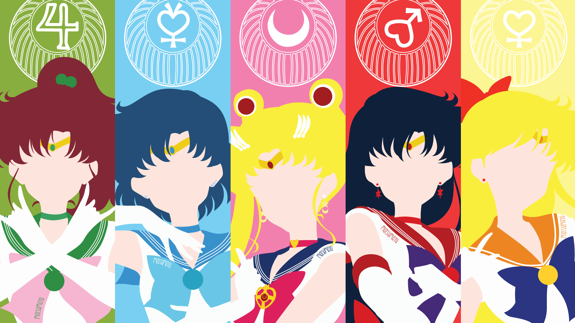 Sailor Moon Minimal Wallpapers