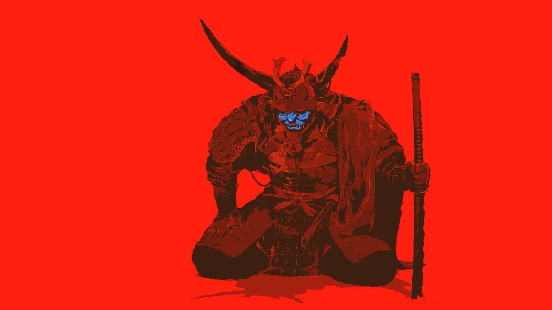 Samurai Katana Minimal Wallpapers