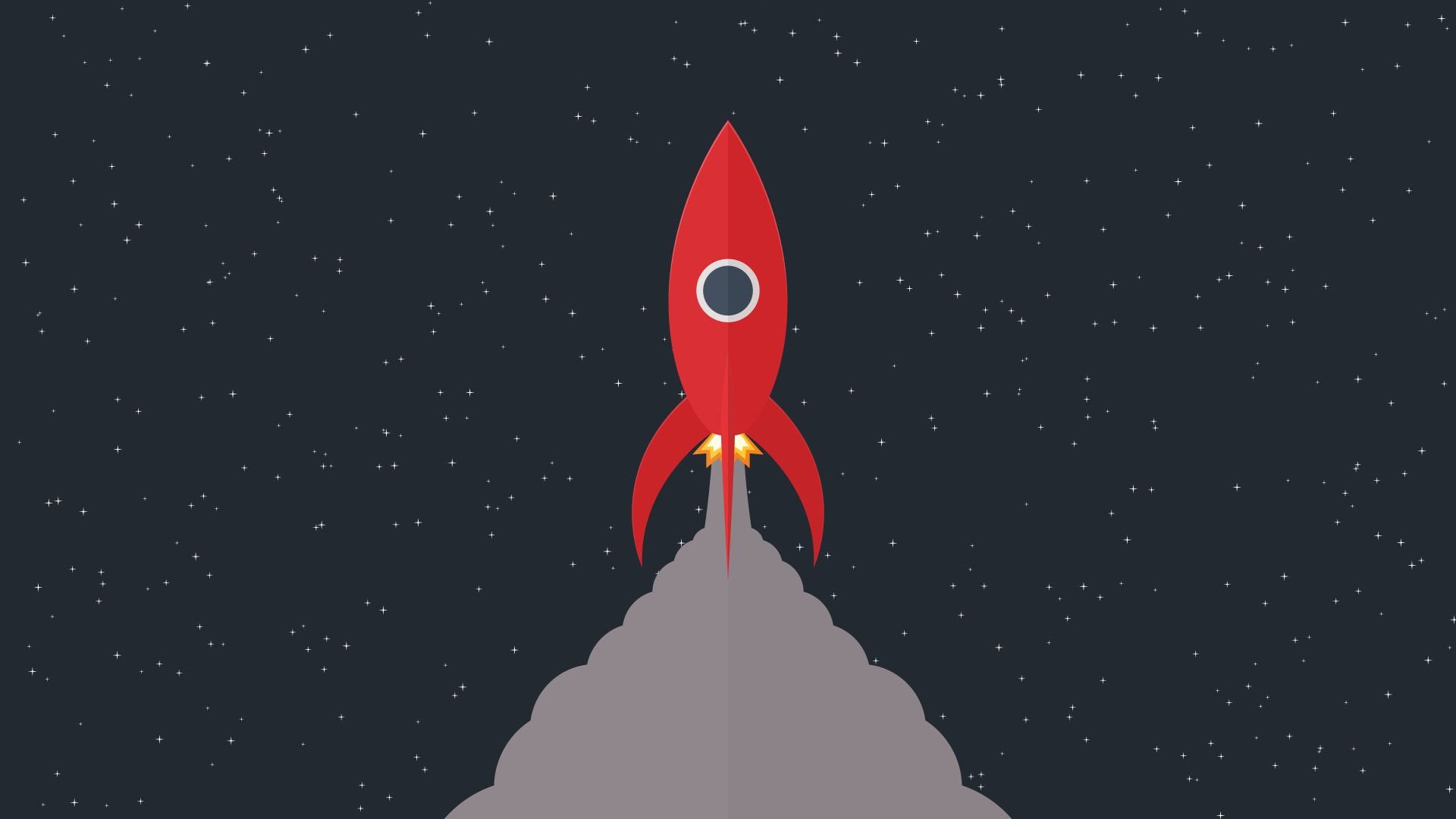 Space Shuttle Rocket Startup Concepts Minimalism Wallpapers