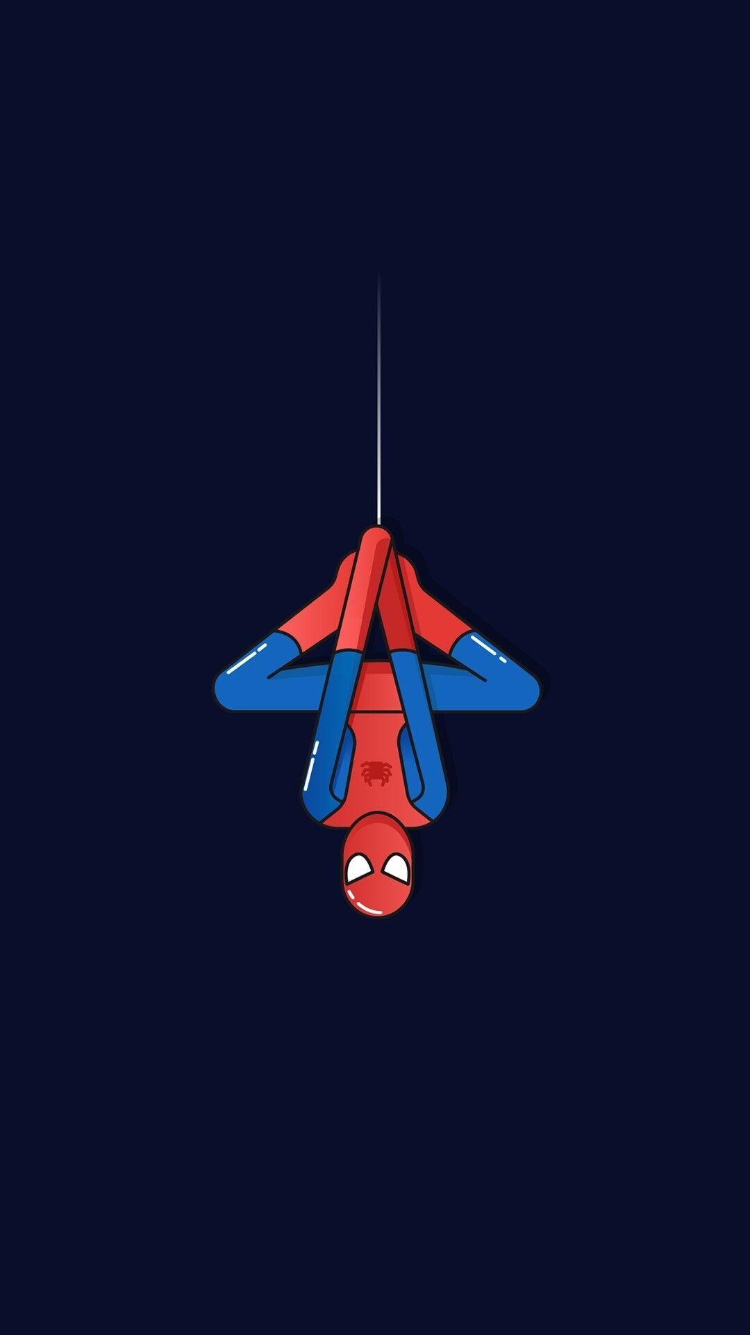 Spider-Man Dark Minimal Avengers Wallpapers