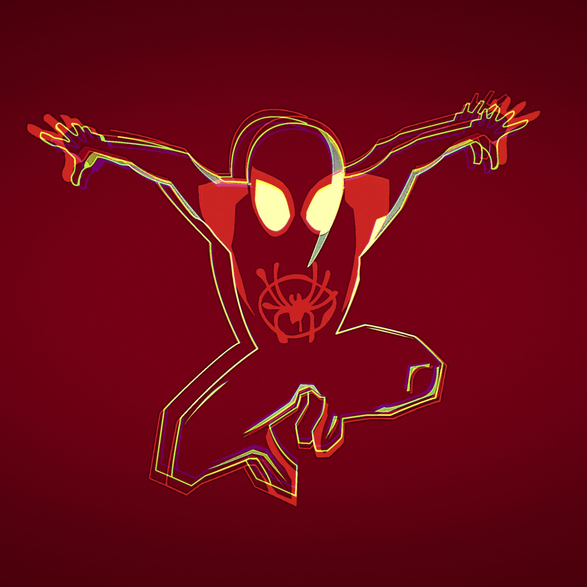 Spider-Man Dark Minimal Avengers Wallpapers