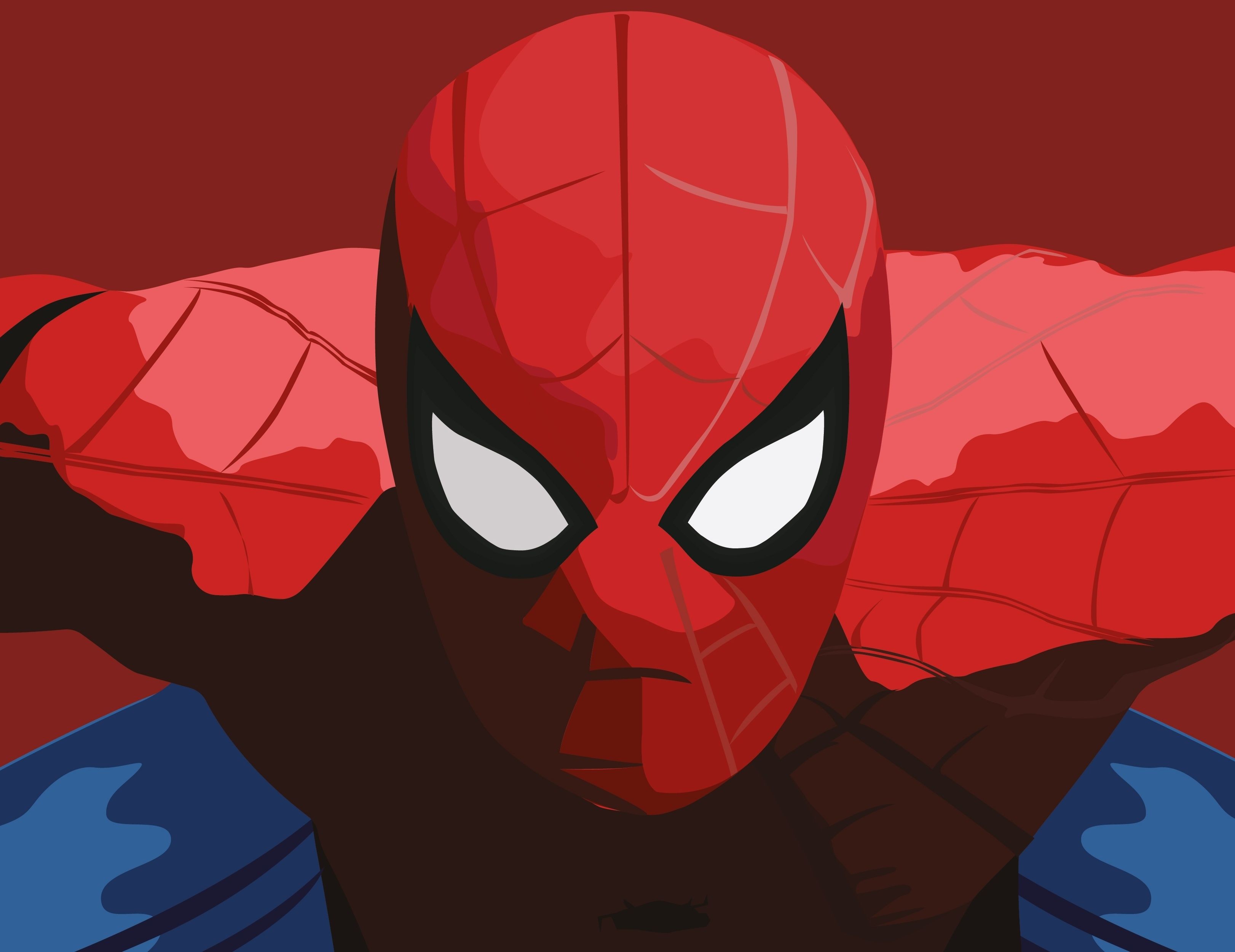 Spider-Man Dark Minimal Avengers Wallpapers