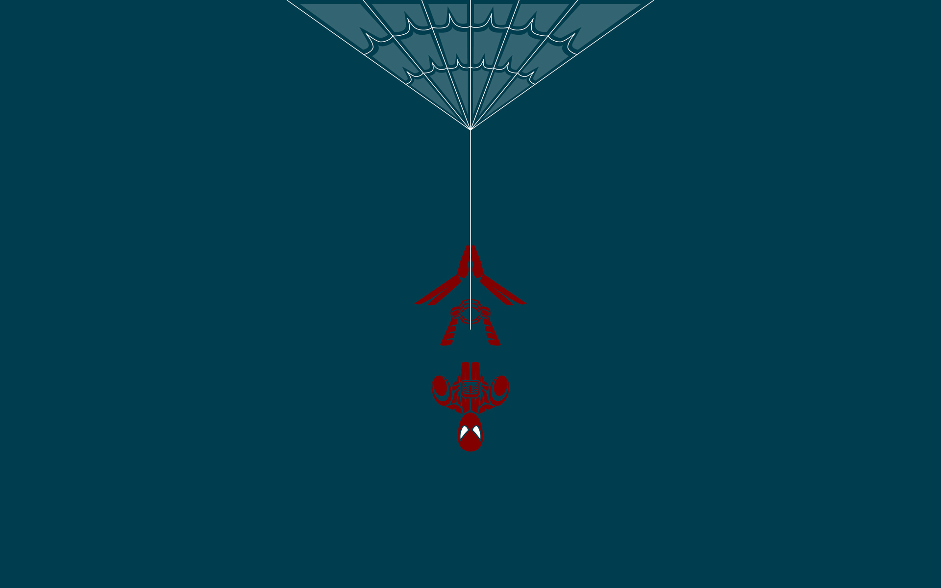 Spider-Man Dark Minimal Avengers Wallpapers