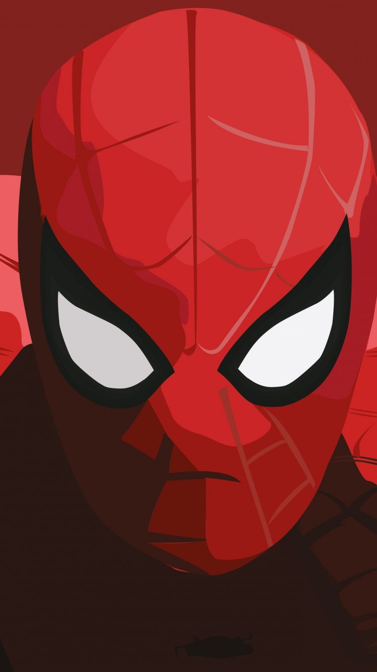 Spider-Man Dark Minimal Avengers Wallpapers