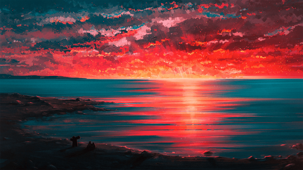 Sunset Digital Art Wallpapers