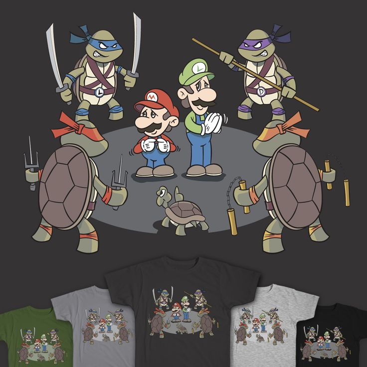 Super Mario And Teenage Mutan Ninja Turtles Wallpapers