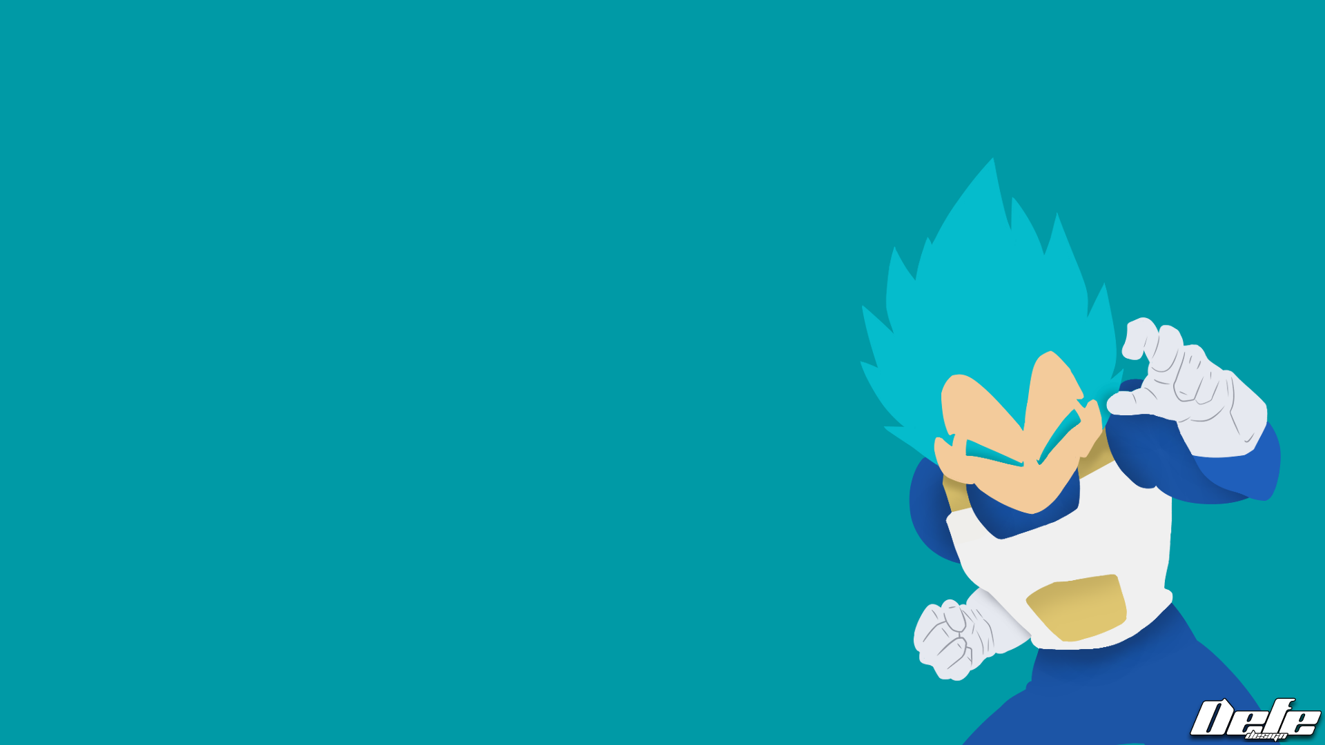 Super Saiyan Vegeta Minimal Wallpapers