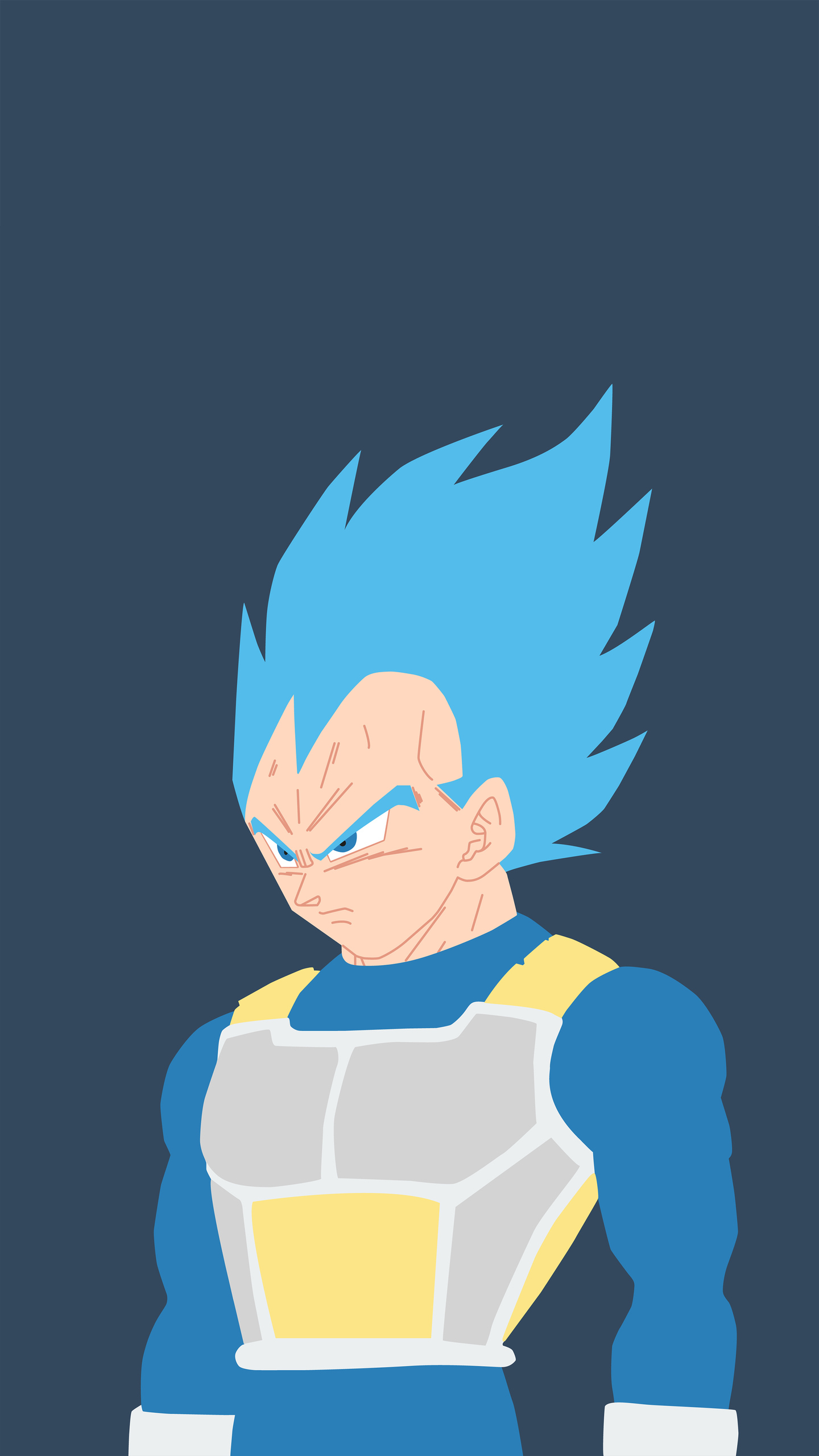 Super Saiyan Vegeta Minimal Wallpapers