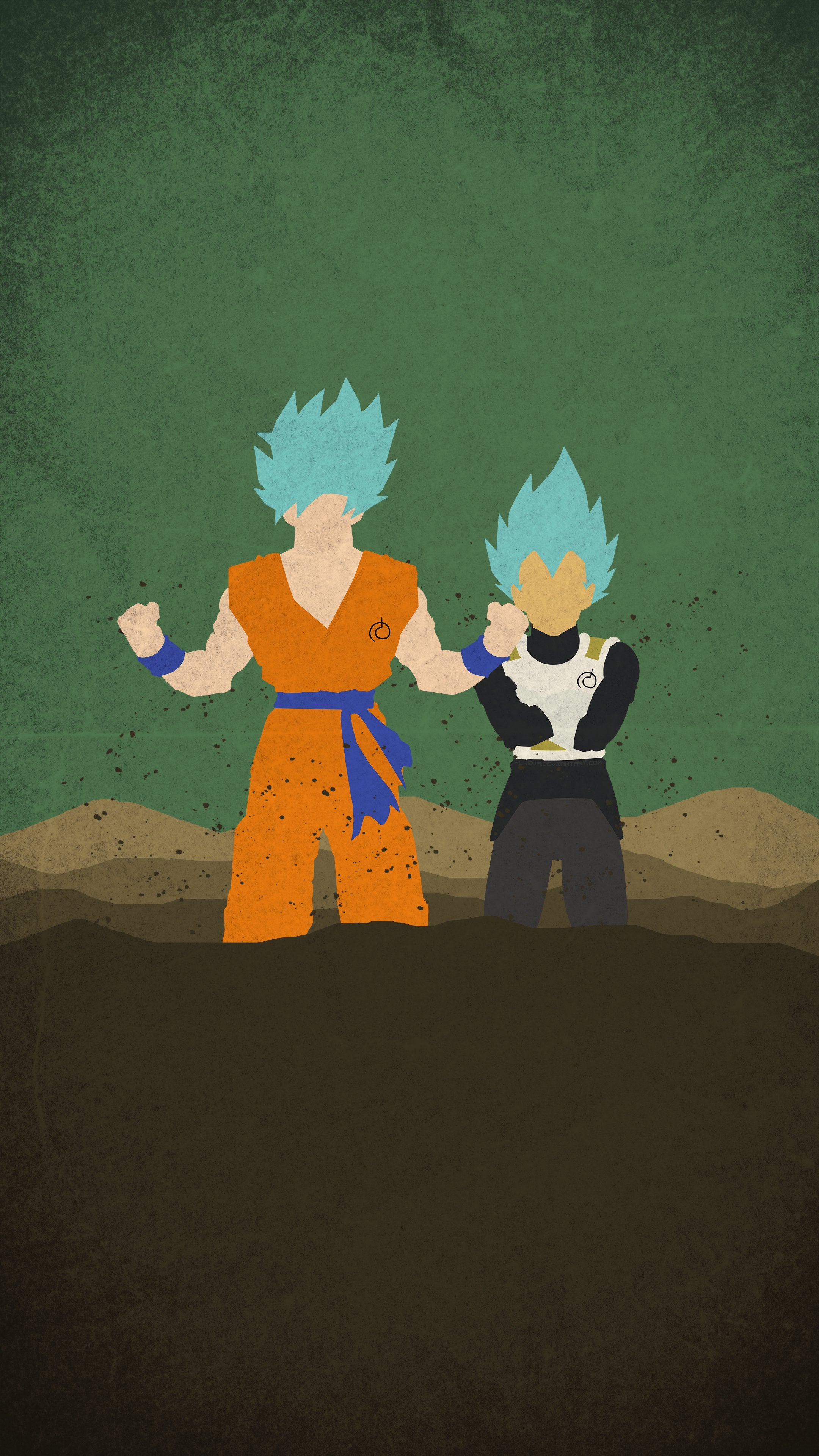 Super Saiyan Vegeta Minimal Wallpapers