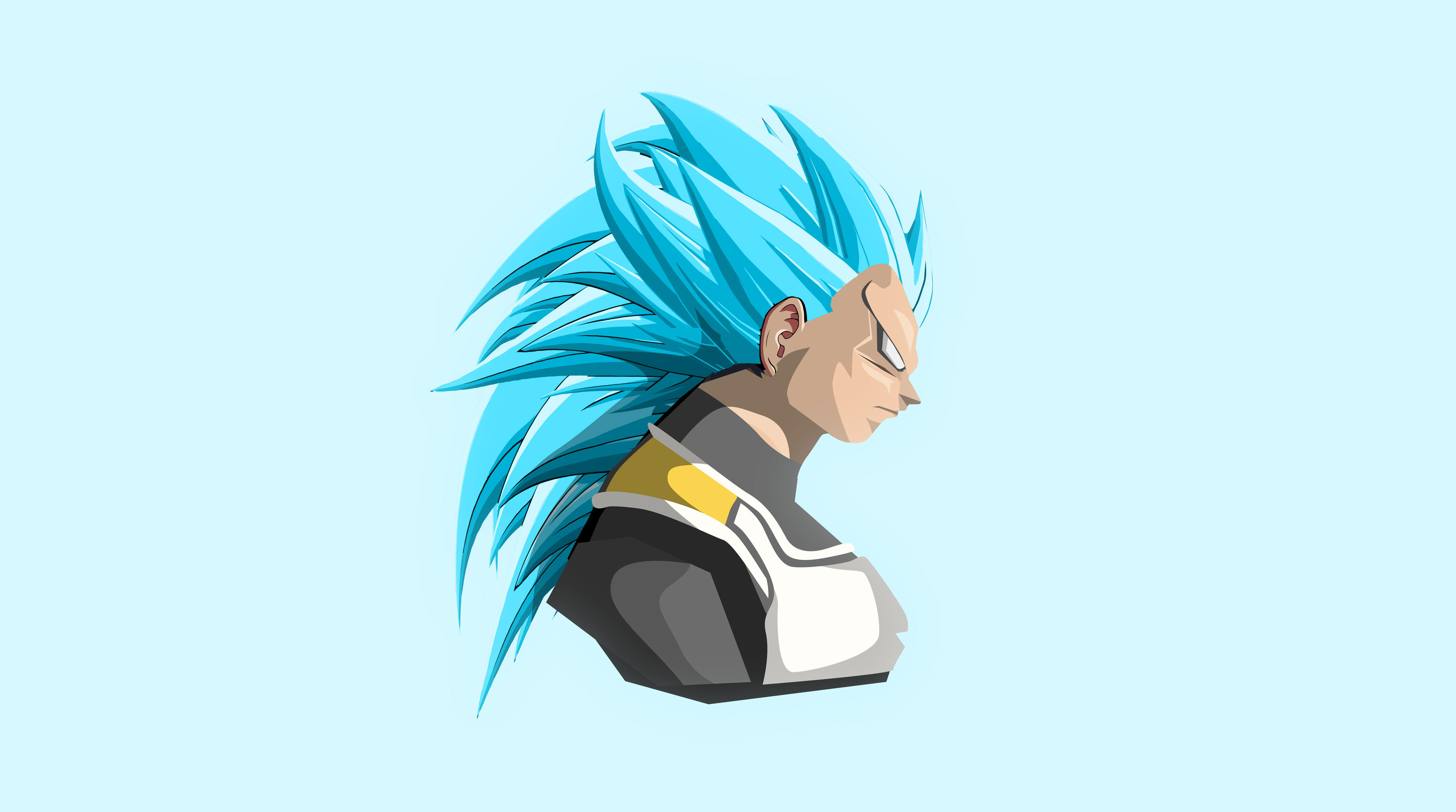 Super Saiyan Vegeta Minimal Wallpapers