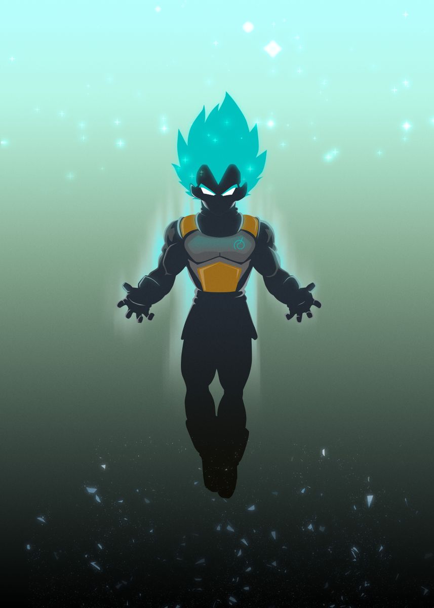 Super Saiyan Vegeta Minimal Wallpapers