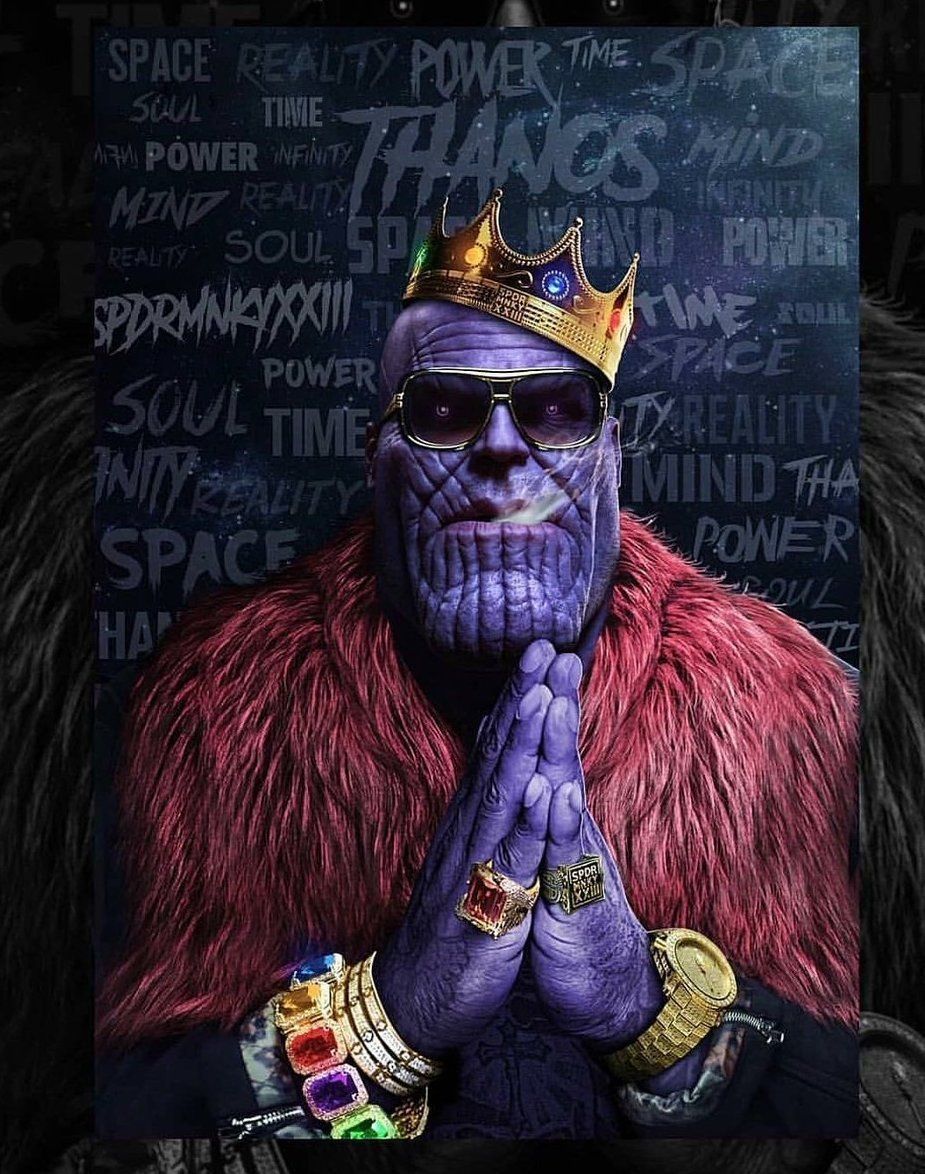 Thanos Minimalism Avengers Infinity War Wallpapers