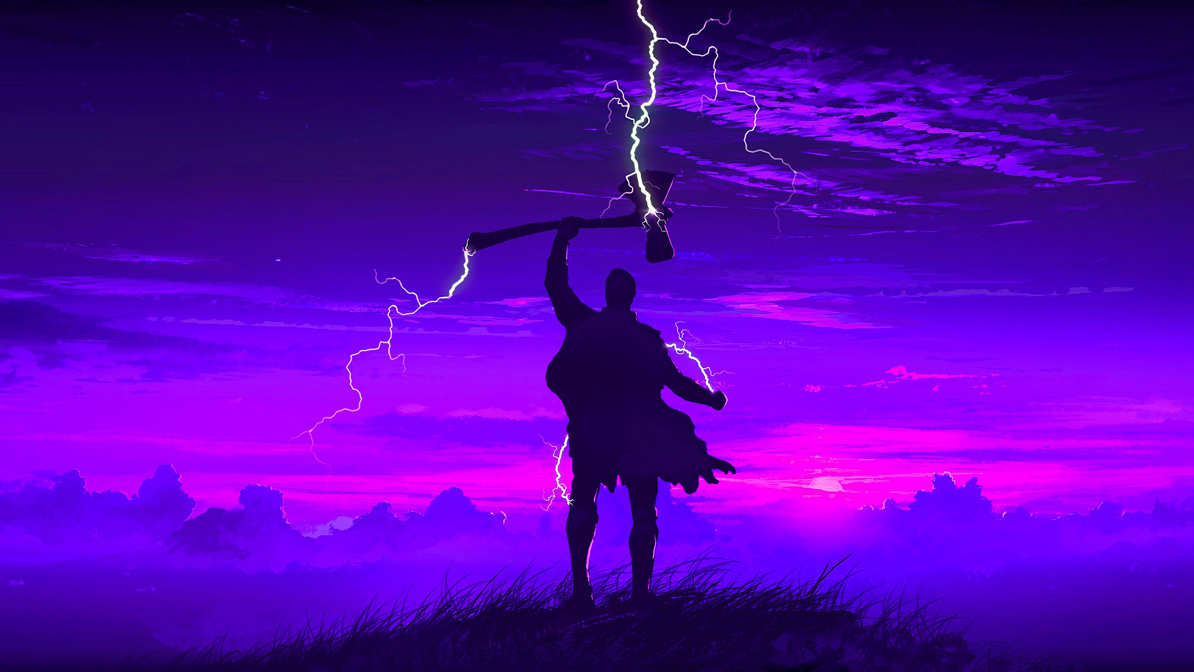 Thanos Minimalism Avengers Infinity War Wallpapers