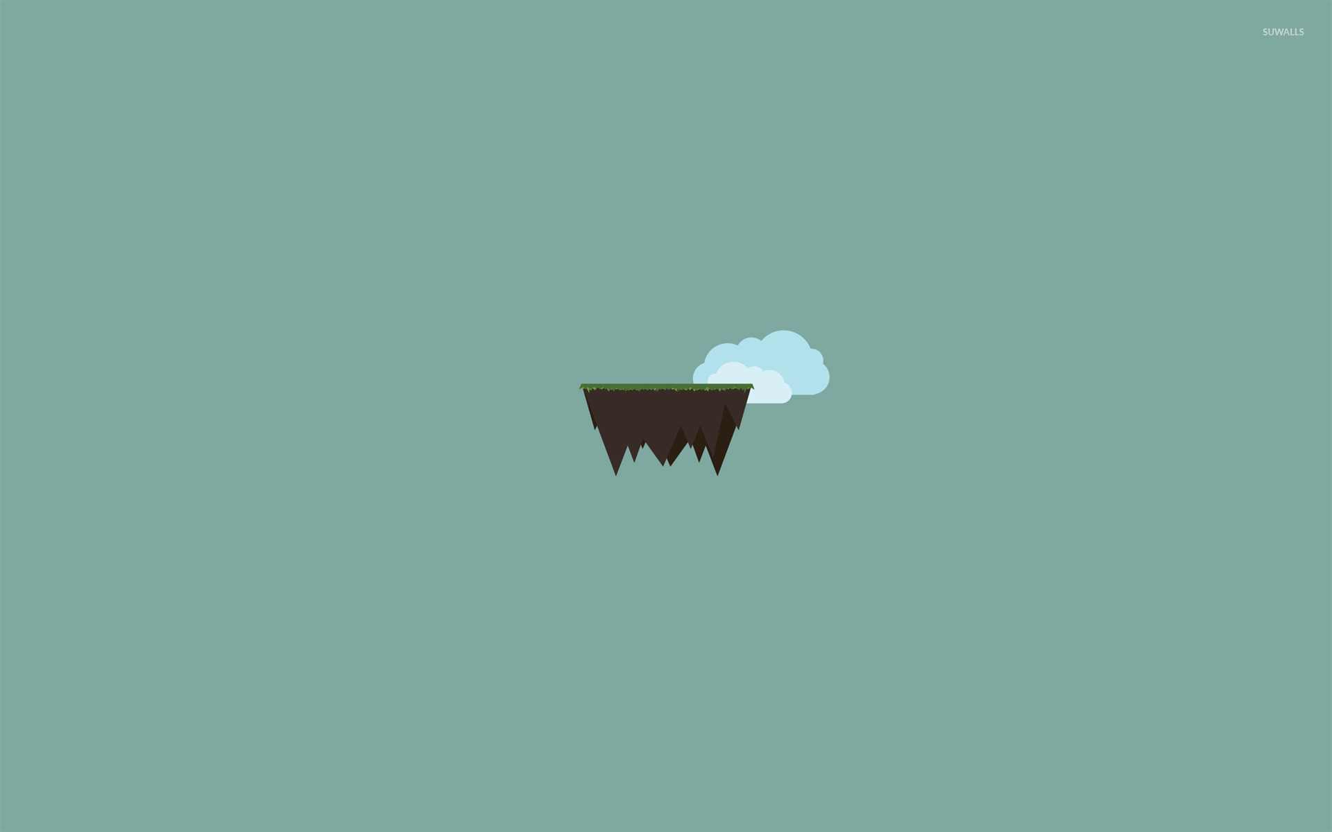 The Island Minimal Wallpapers