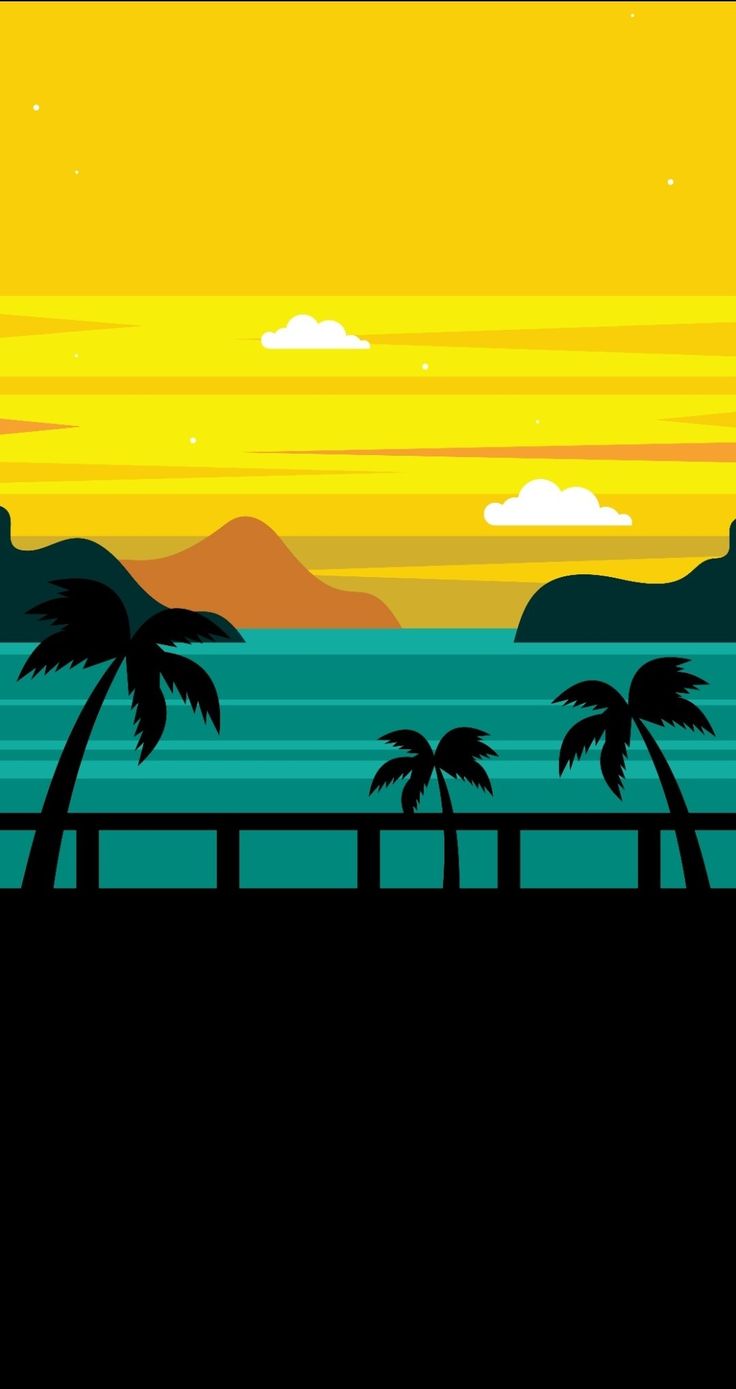 The Island Minimal Wallpapers