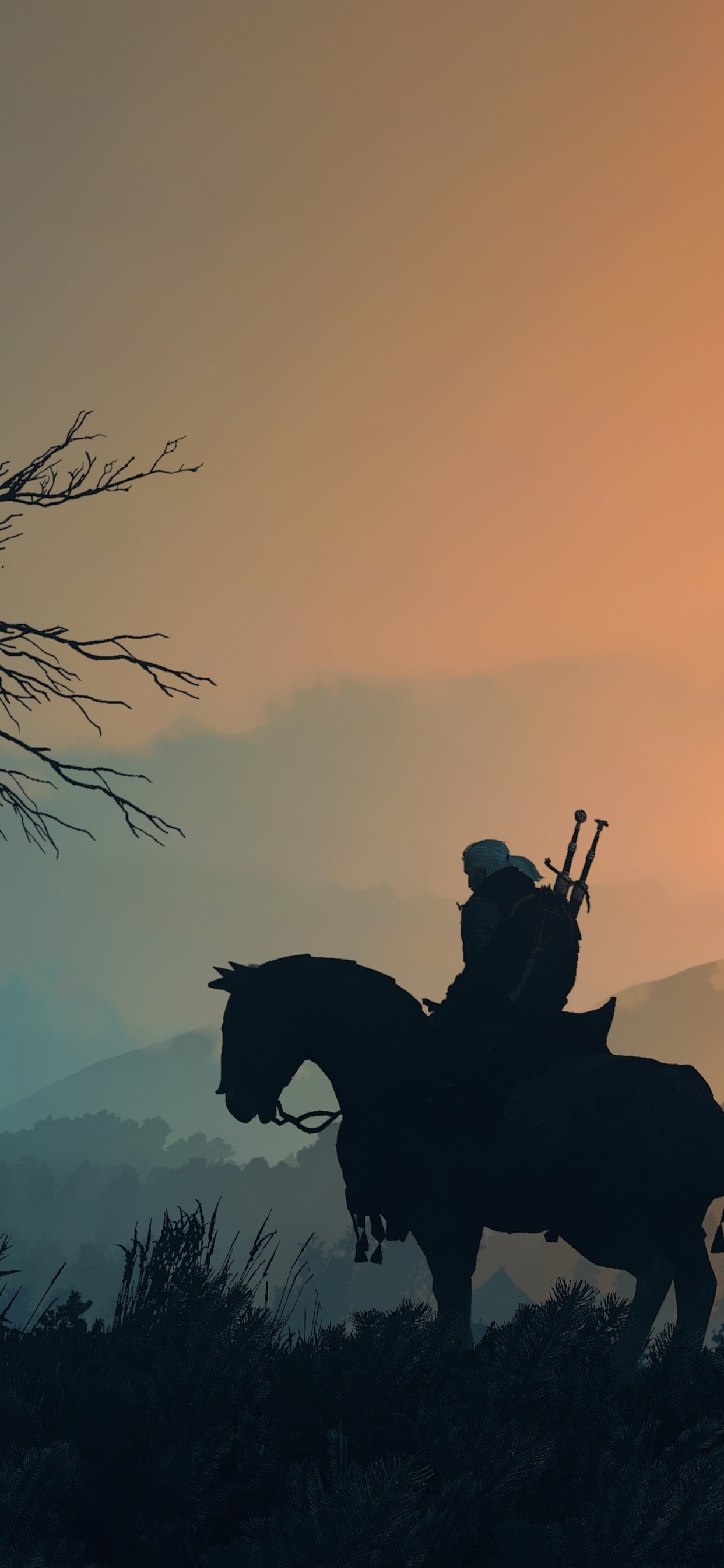 The Witcher 3 Wild Hunt Minimalism Logo Wallpapers
