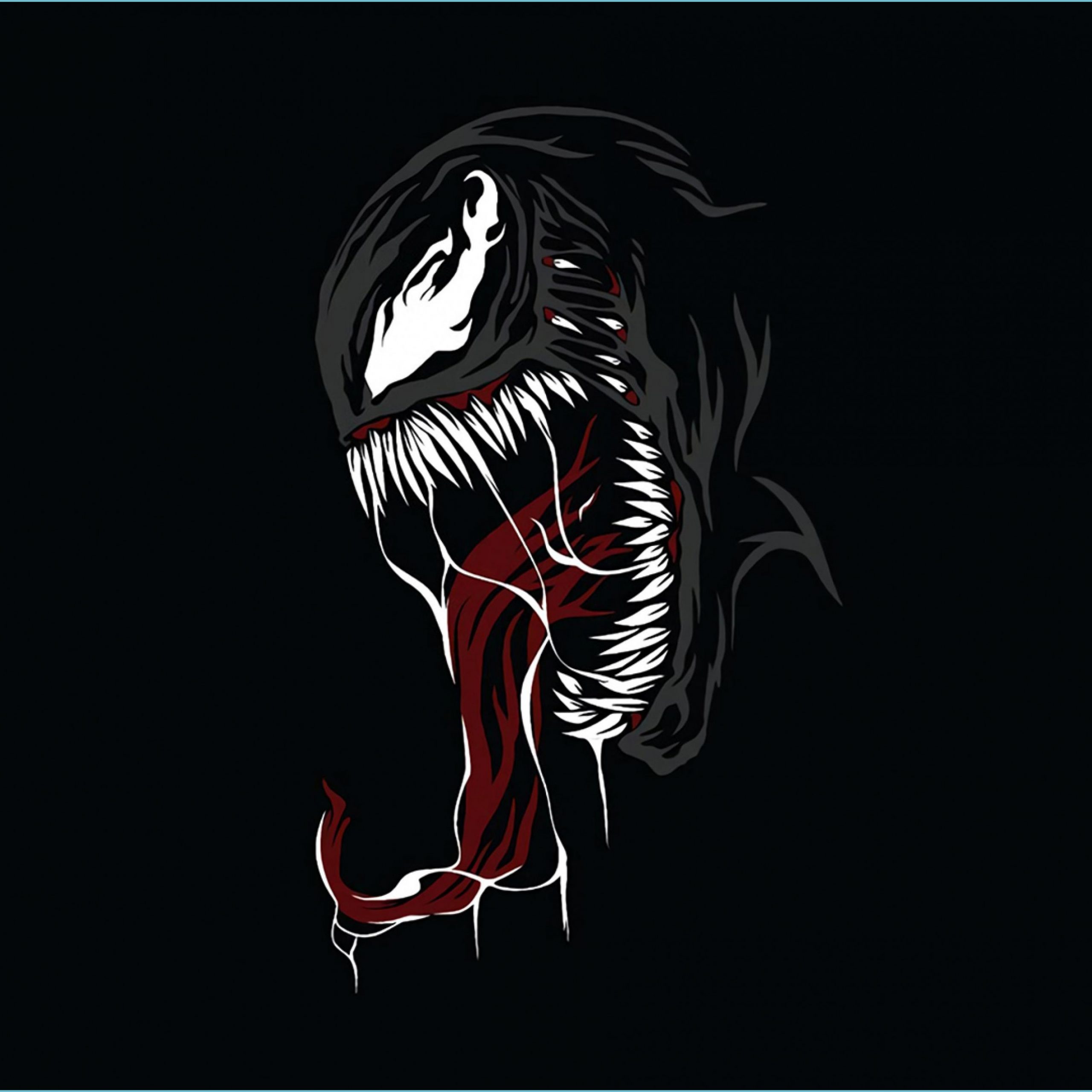 Venom 5K Logo Wallpapers