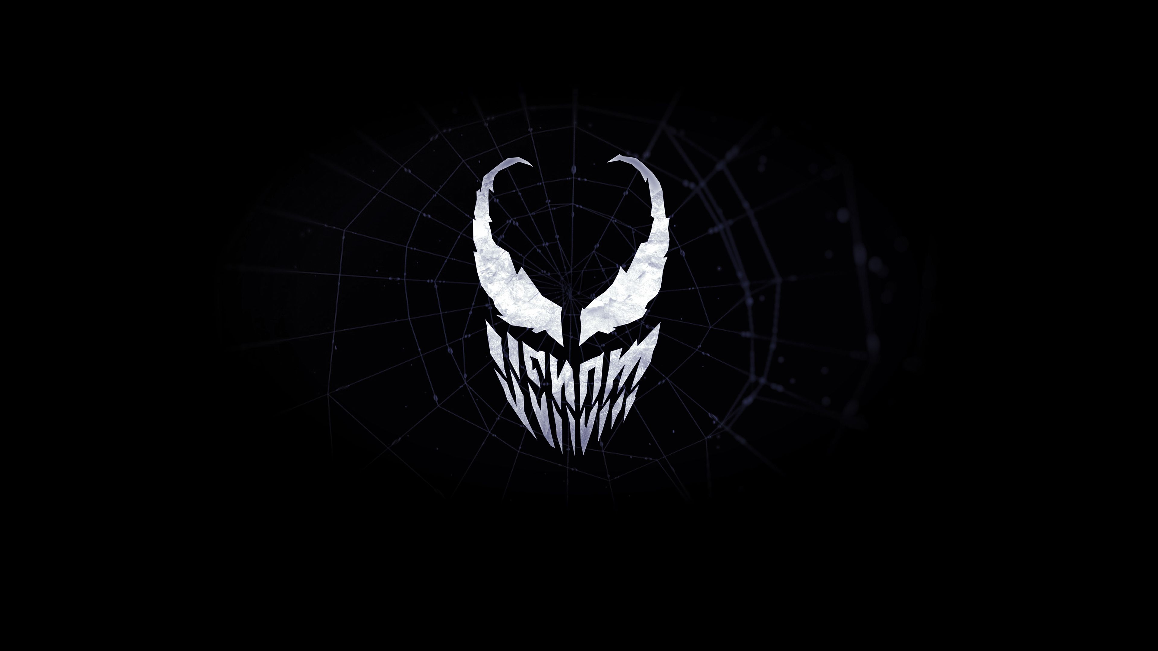 Venom Minimal Design 5K Wallpapers