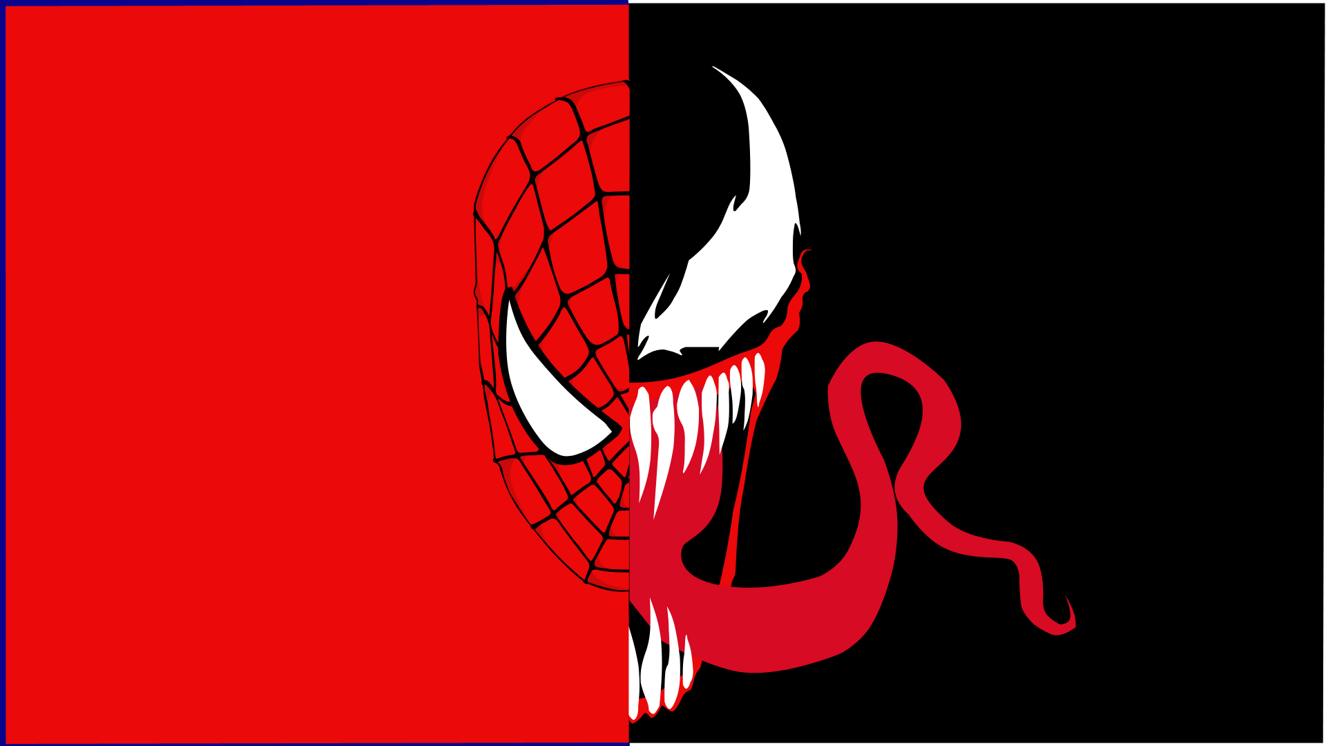 Venom Minimal Design 5K Wallpapers