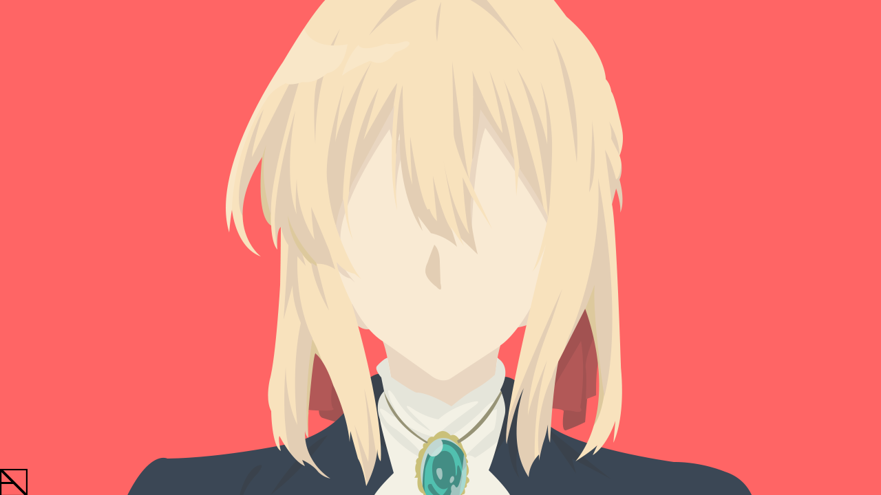 Violet Evergarden Minimal Wallpapers