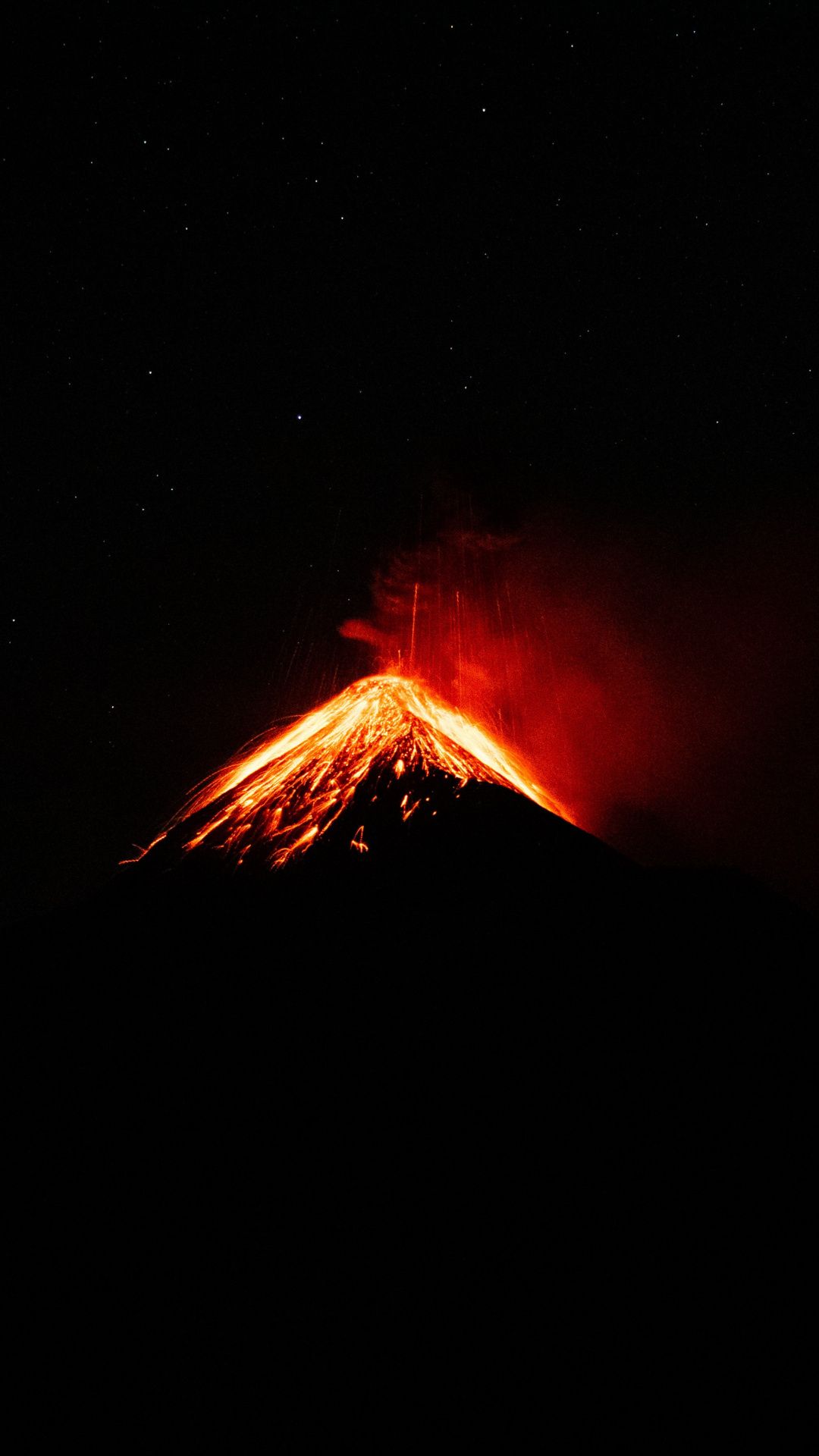 Vulkan (Volcano) Minimal Wallpapers