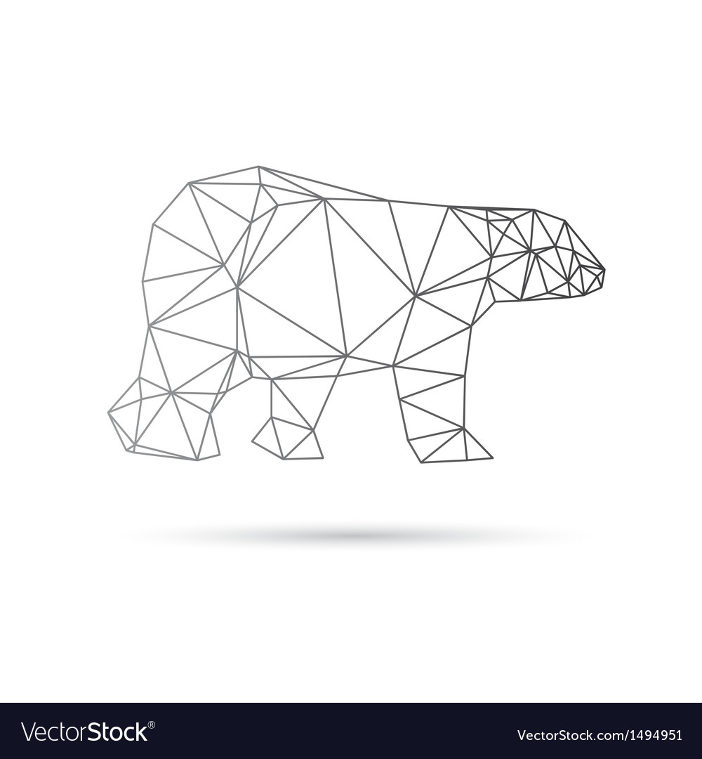 White Bear Abstract Art Wallpapers