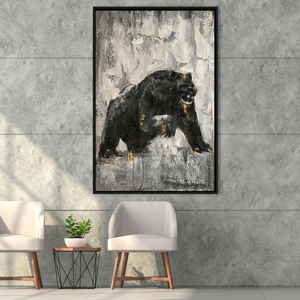 White Bear Abstract Art Wallpapers